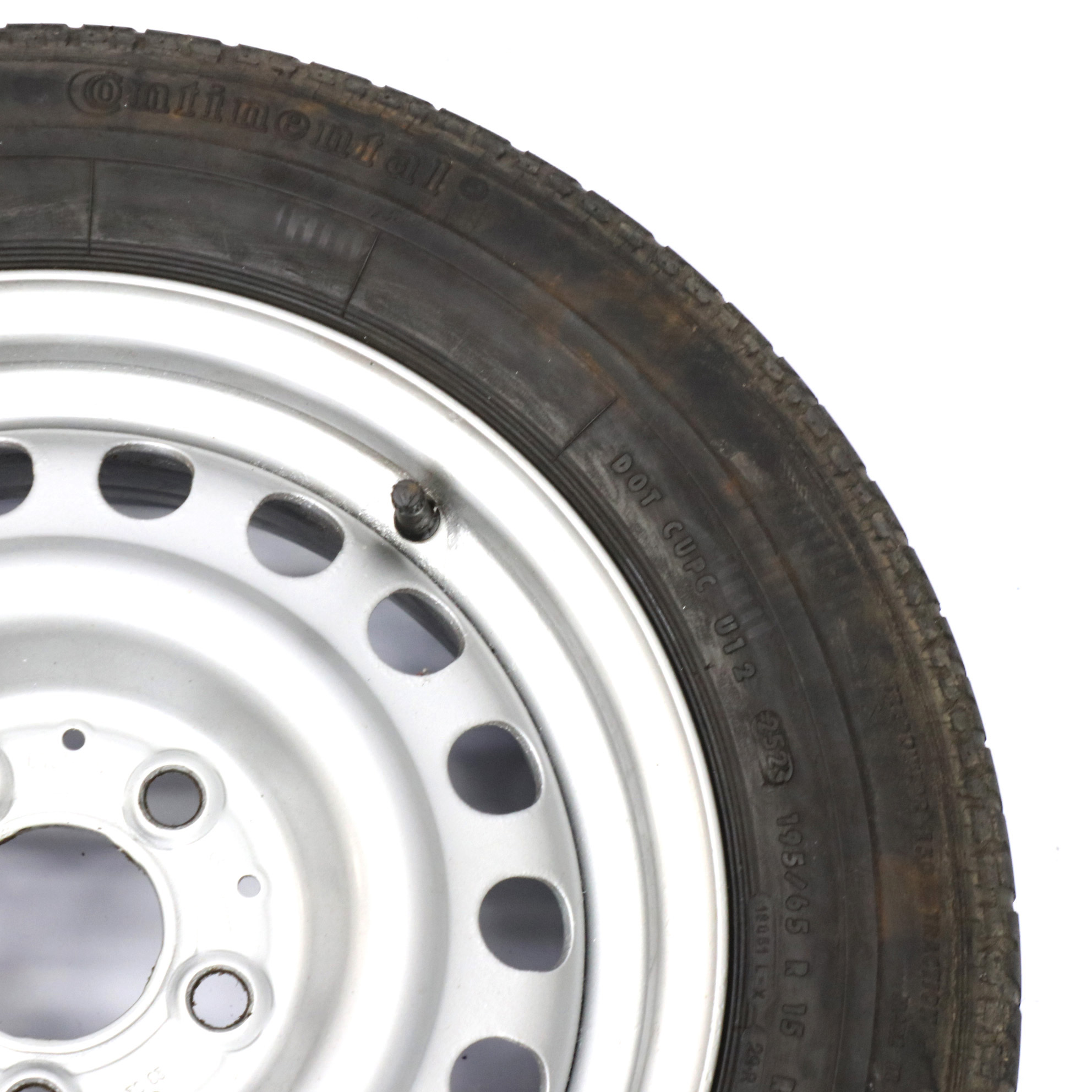 Mercedes W124 Jante acier avec pneu Continental 195/65 R15 6,5J A1244001202