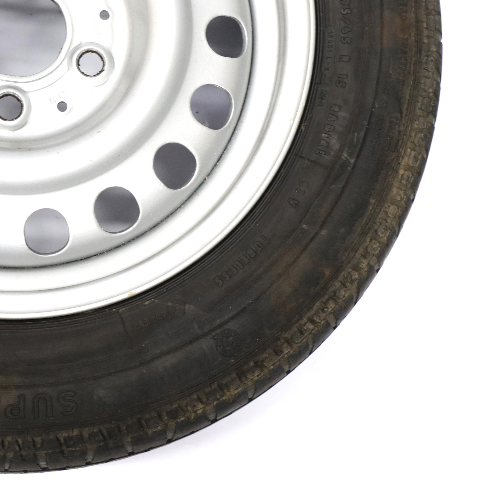 Mercedes W124 Jante acier avec pneu Continental 195/65 R15 6,5J A1244001202