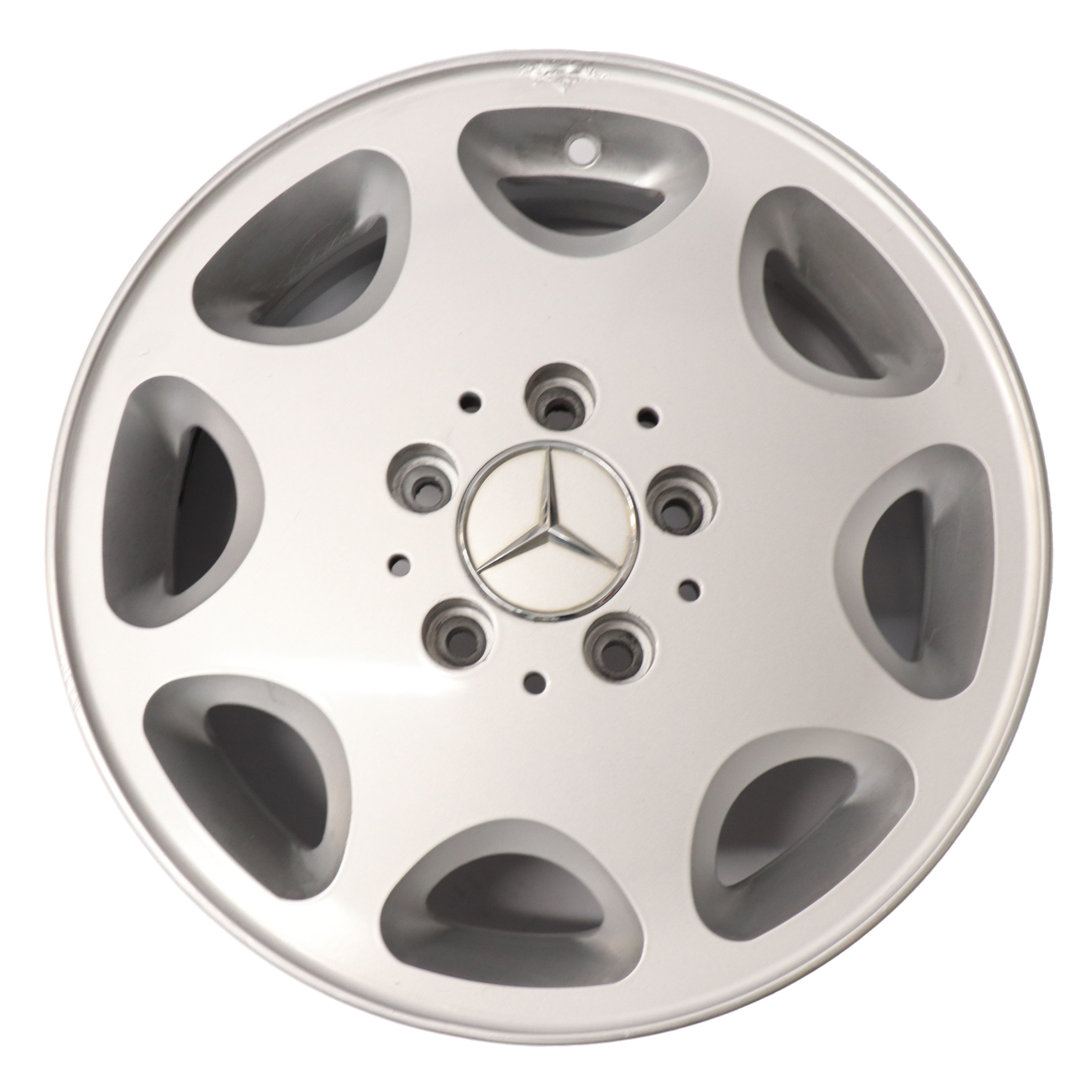 Mercedes W124 Silberne Leichtmetallfelge 15" 6,5J ET:44 8 Loch A1244011202