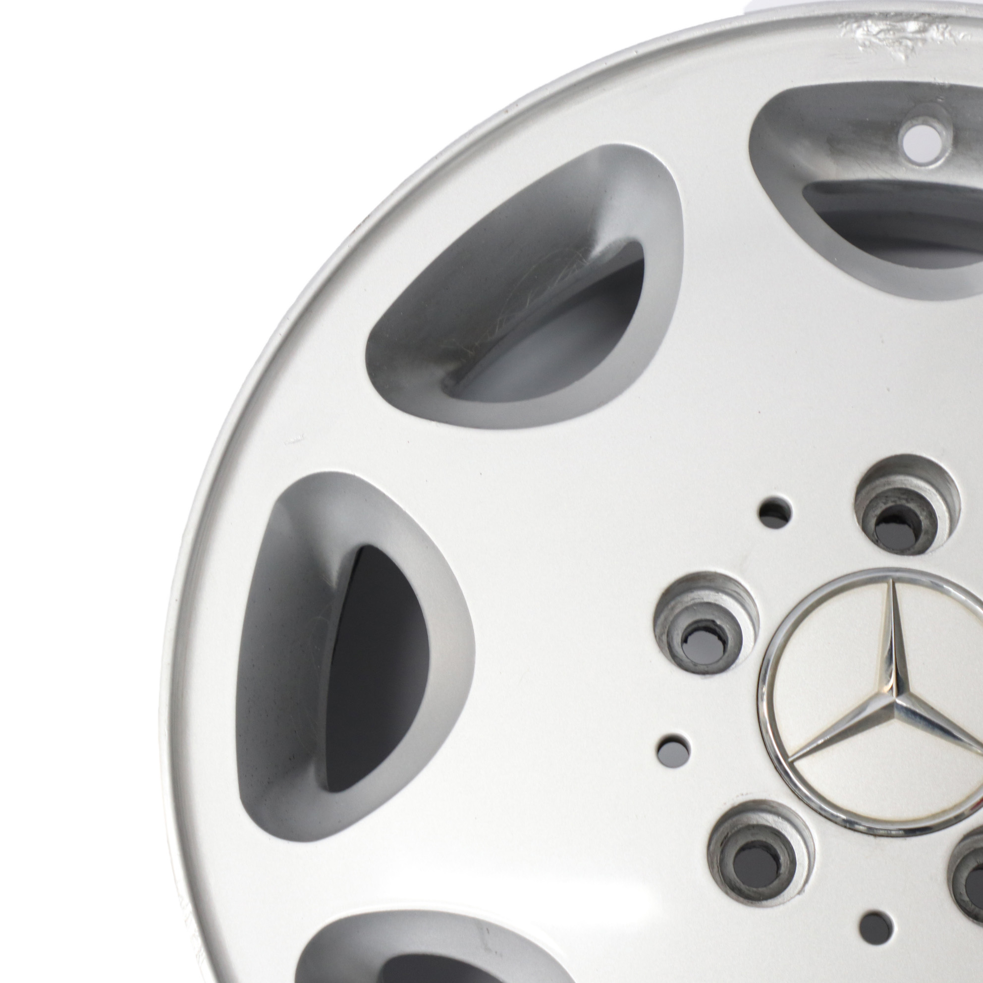 Mercedes W124 Silberne Leichtmetallfelge 15" 6,5J ET:44 8 Loch A1244011202