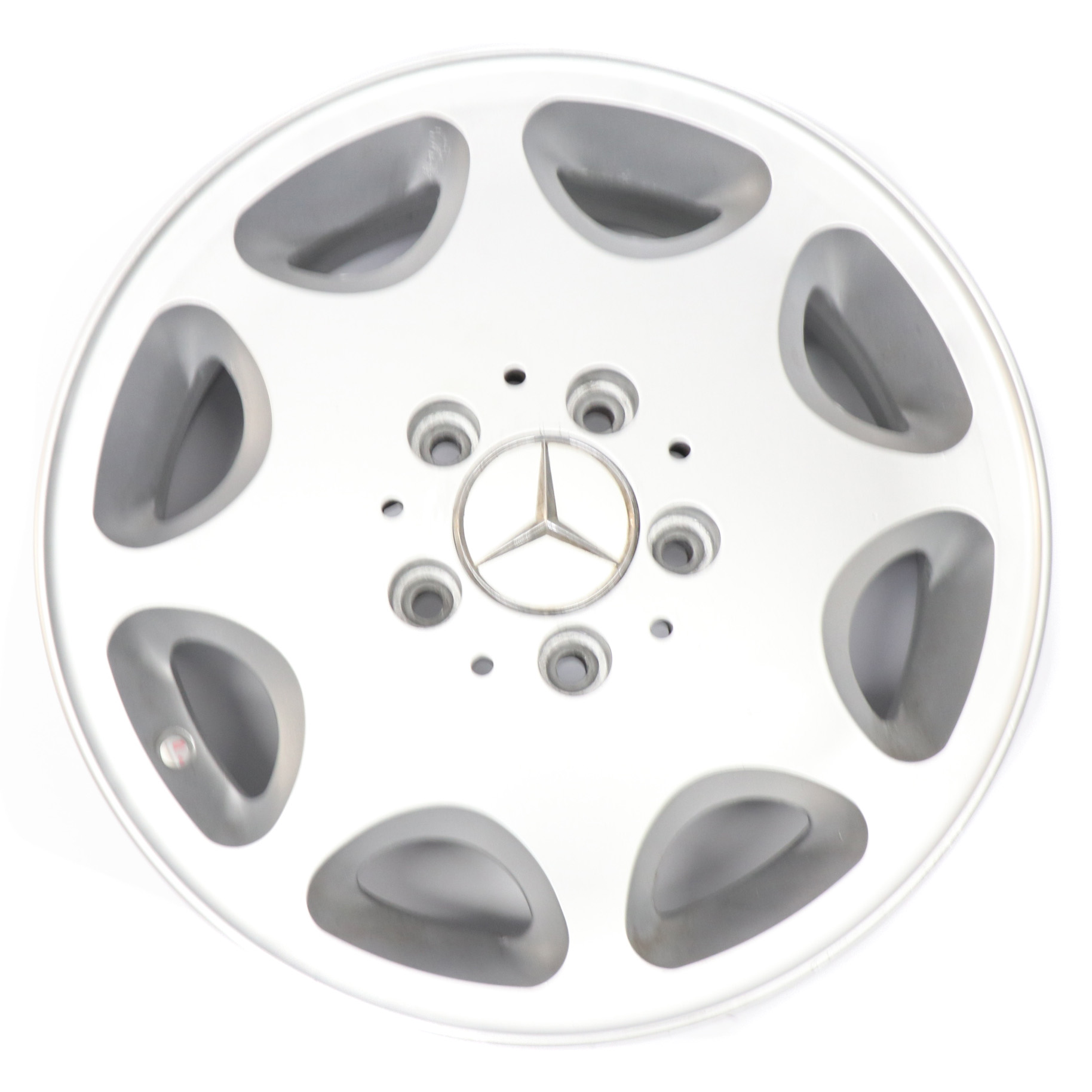 Mercedes W124 Silberne Leichtmetallfelge 15" 6,5J ET:44 8 Loch A1244011202