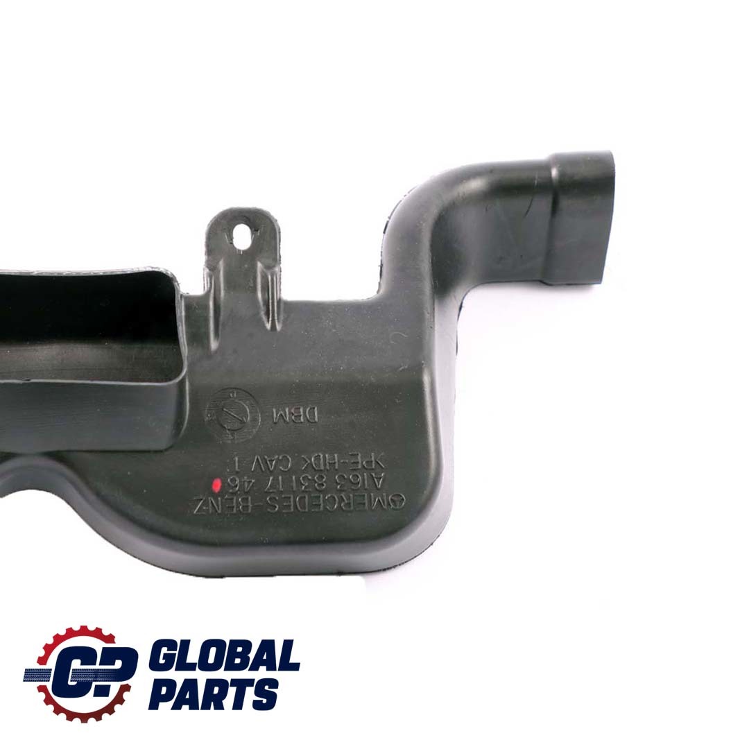 Mercedes-Benz ML-Class W163 Air Duct Guide Channel Bottom Central A1638311746