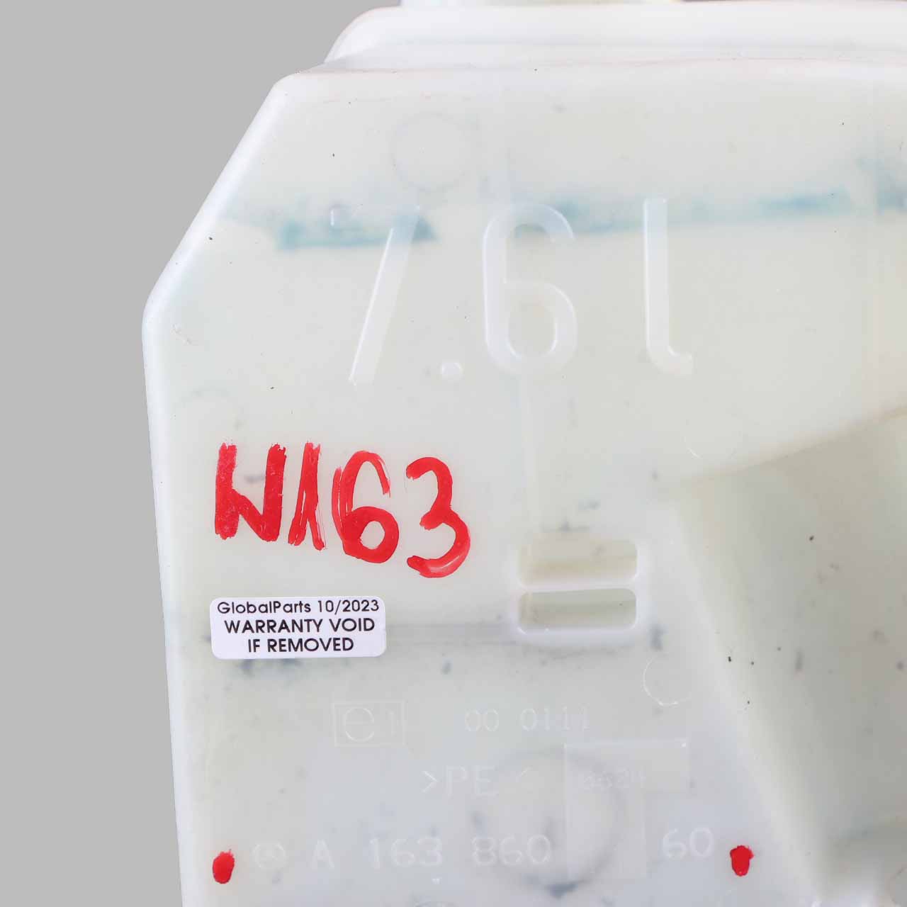 Mercedes ML W163 Windscreen Washer Bottle Tank Reservoir A1638601160