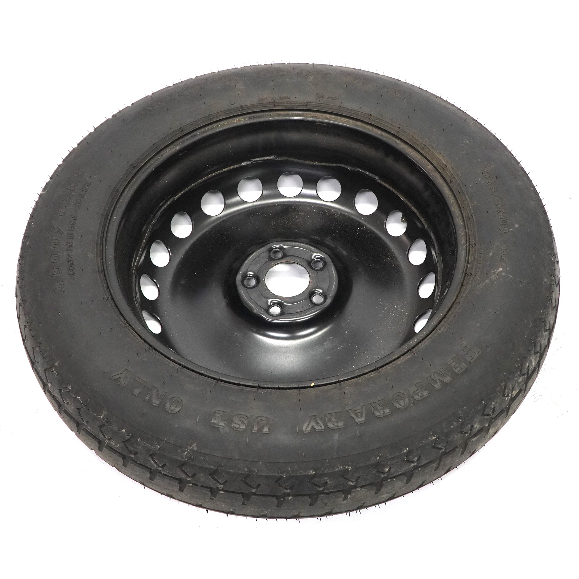 Mercedes W164 Stahl Ersatzrad 4,5J ET:40 Reifen Goodyear R19 165/90 A1644000102