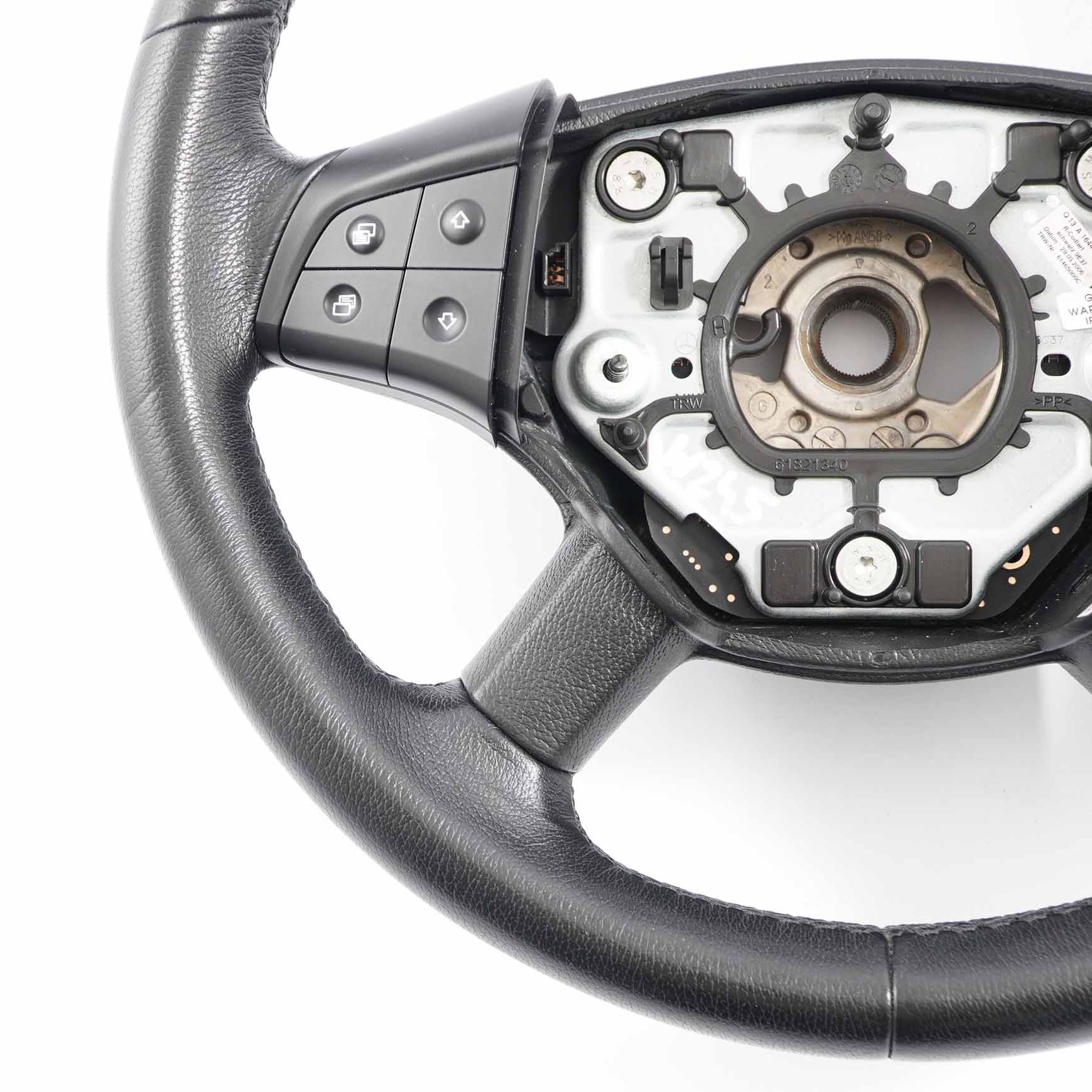 Mercedes-Benz B-Class W245 Black Leather Steering Wheel Multifunction