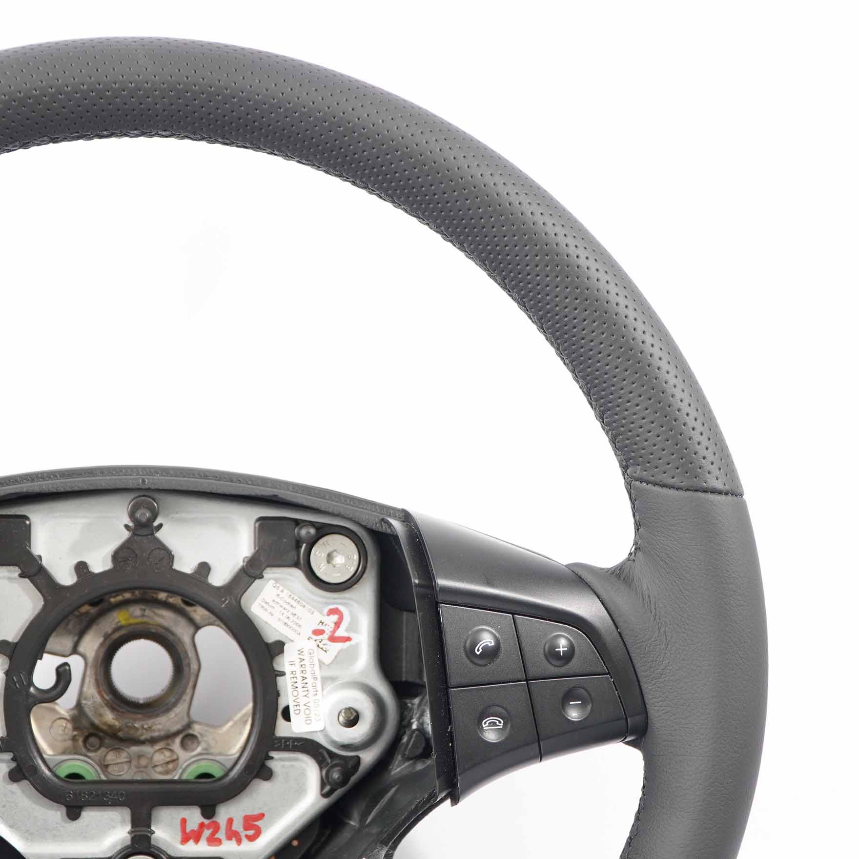 Steering Wheel Mercedes W245 NEW Black Leather Multifunction Switch A1644604103