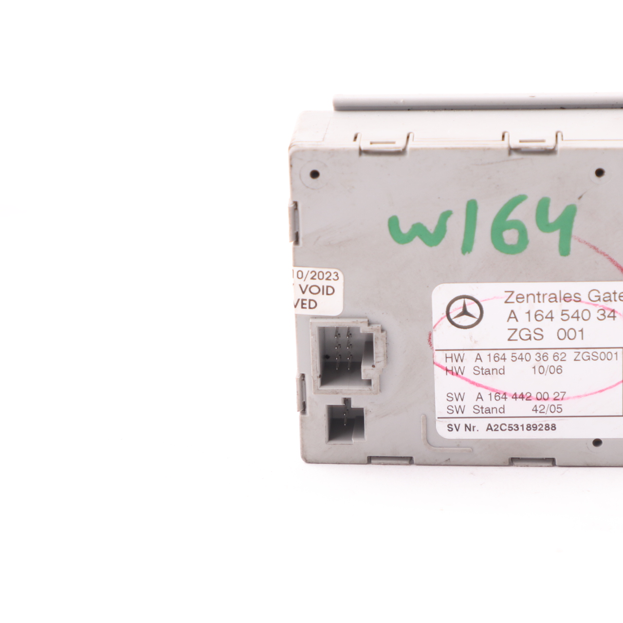 Mercedes W164 Gateway Steuergerät Gateway Modul ECU A1645403462