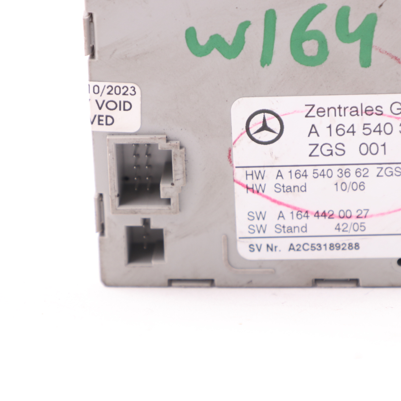 Mercedes W164 Gateway Steuergerät Gateway Modul ECU A1645403462