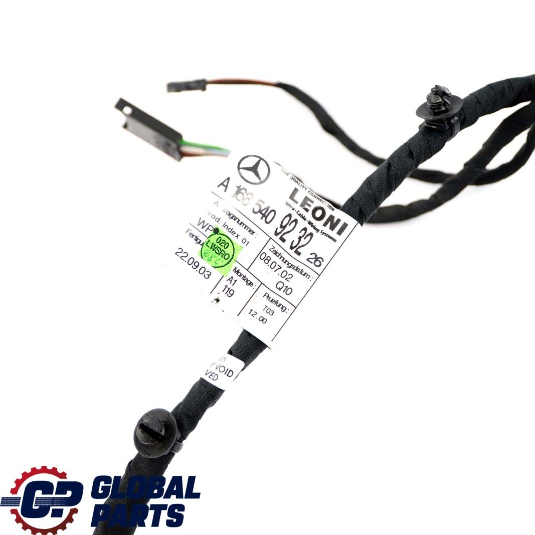 Mercedes-Benz A W168 Front Right O/S Door Wiring Loom Harness A1685409232