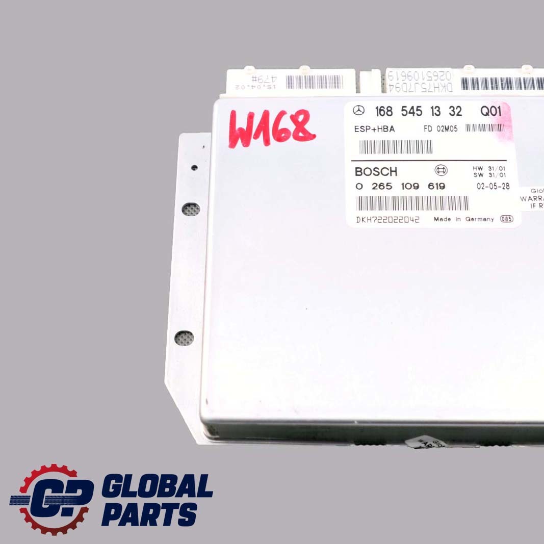 Mercedes-Benz A-Klasse W168 ESP BAS Steuergerät ECU Modul A1685451332