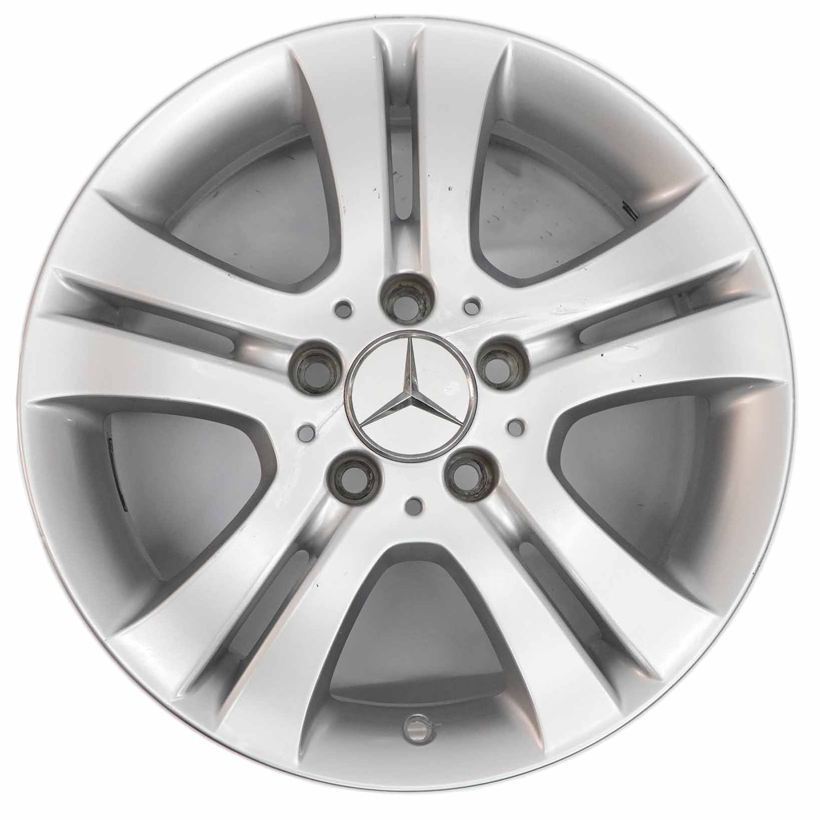 Mercedes W245 Silberne Leichtmetall felge 16" ET:46 6J A1694010202