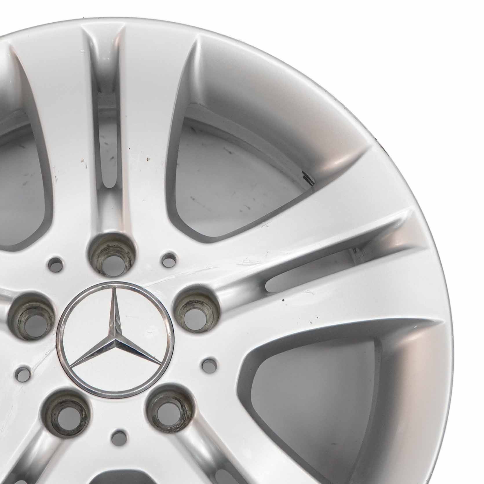 Mercedes W245 Silberne Leichtmetall felge 16" ET:46 6J A1694010202