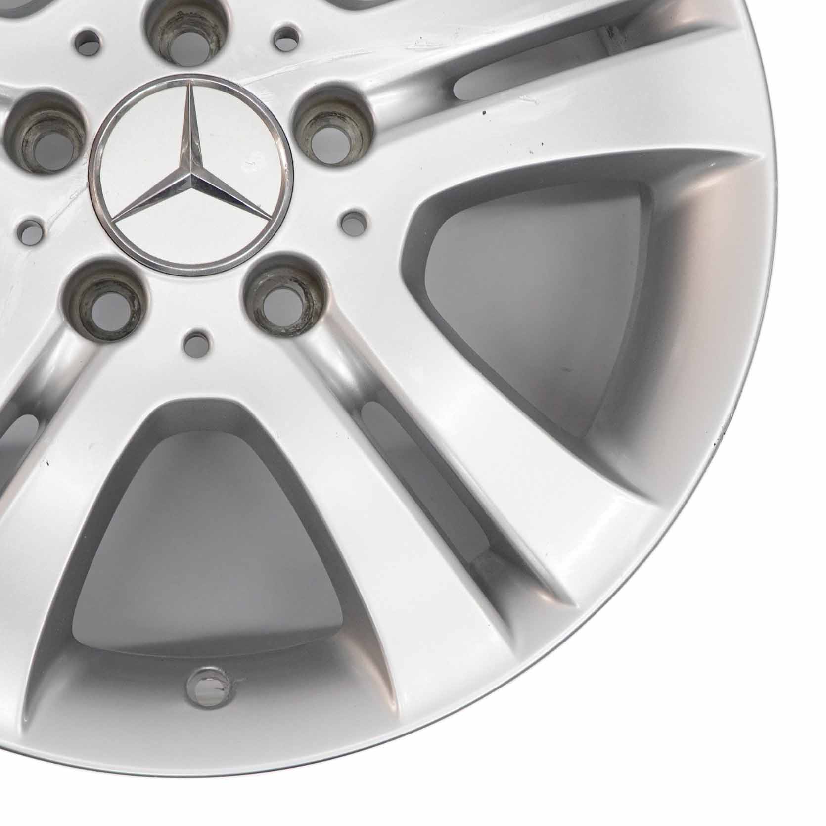 Mercedes W245 Silberne Leichtmetall felge 16" ET:46 6J A1694010202