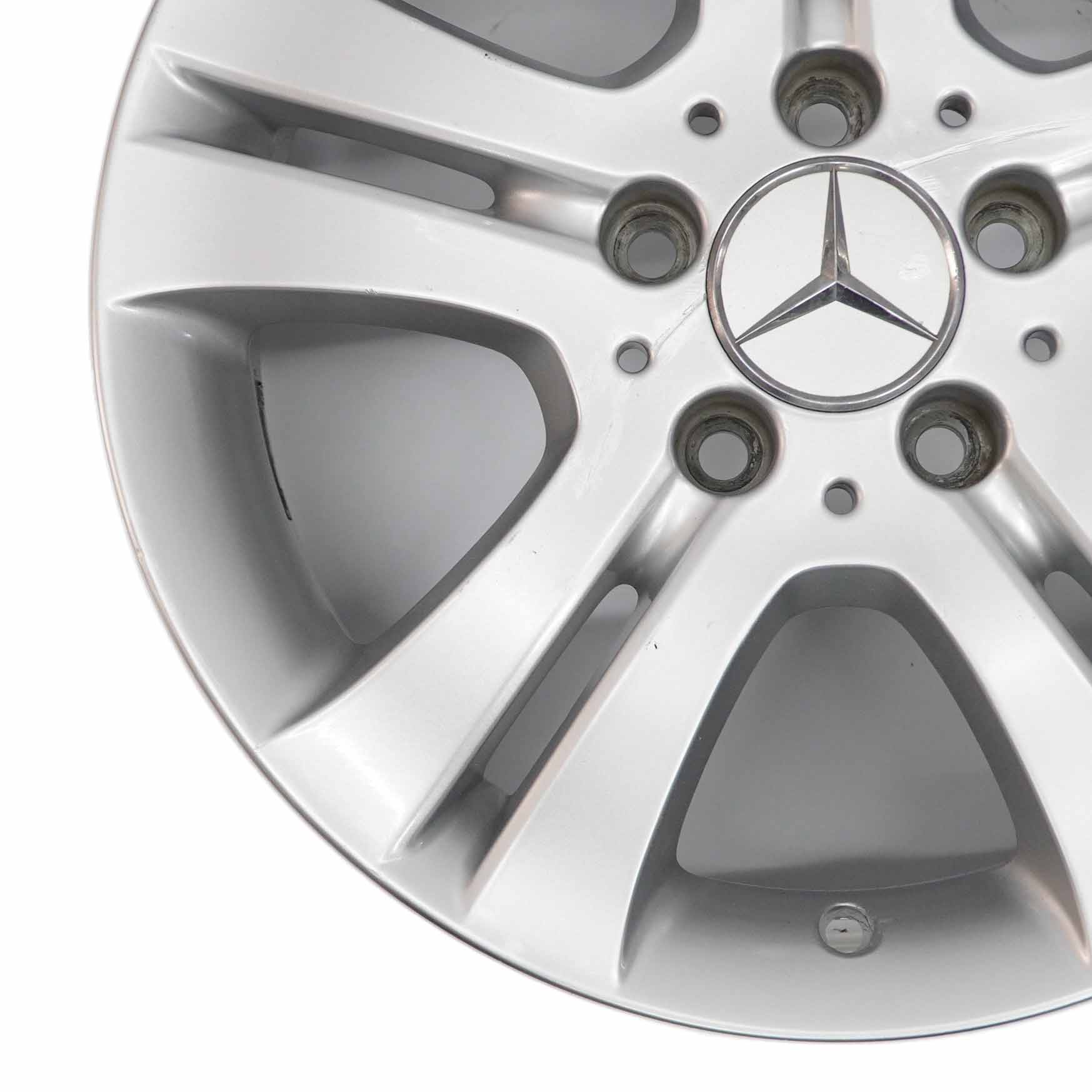 Mercedes W245 Silberne Leichtmetall felge 16" ET:46 6J A1694010202