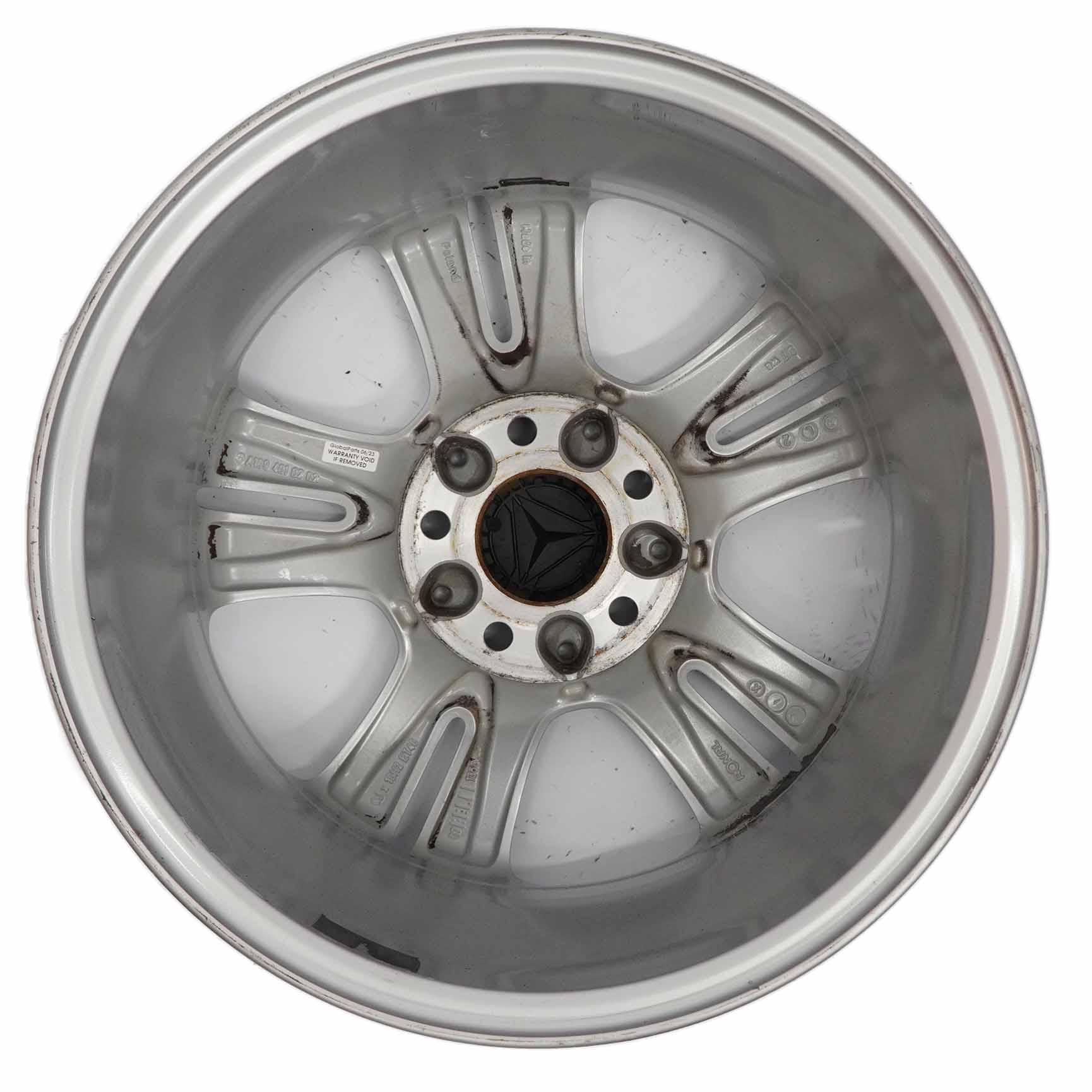 Mercedes W245 Silberne Leichtmetall felge 16" ET:46 6J A1694010202