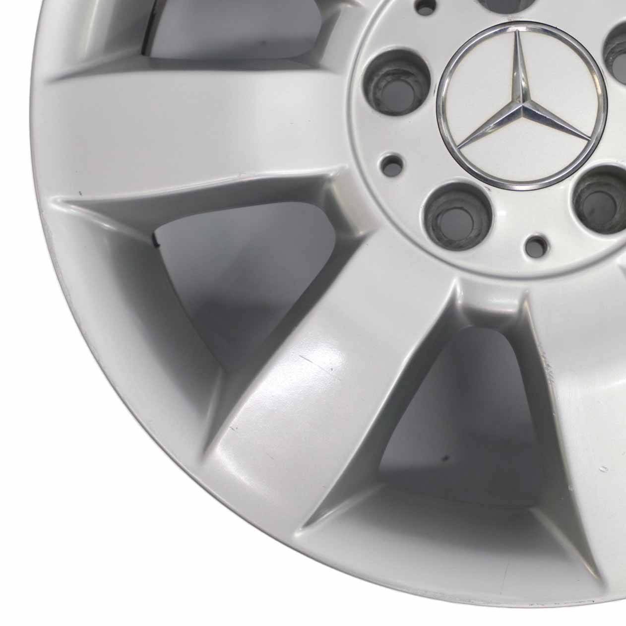 Mercedes W169 W245 Silberne Leichtmetallfelge 16" 6J ET:46 A1694011902