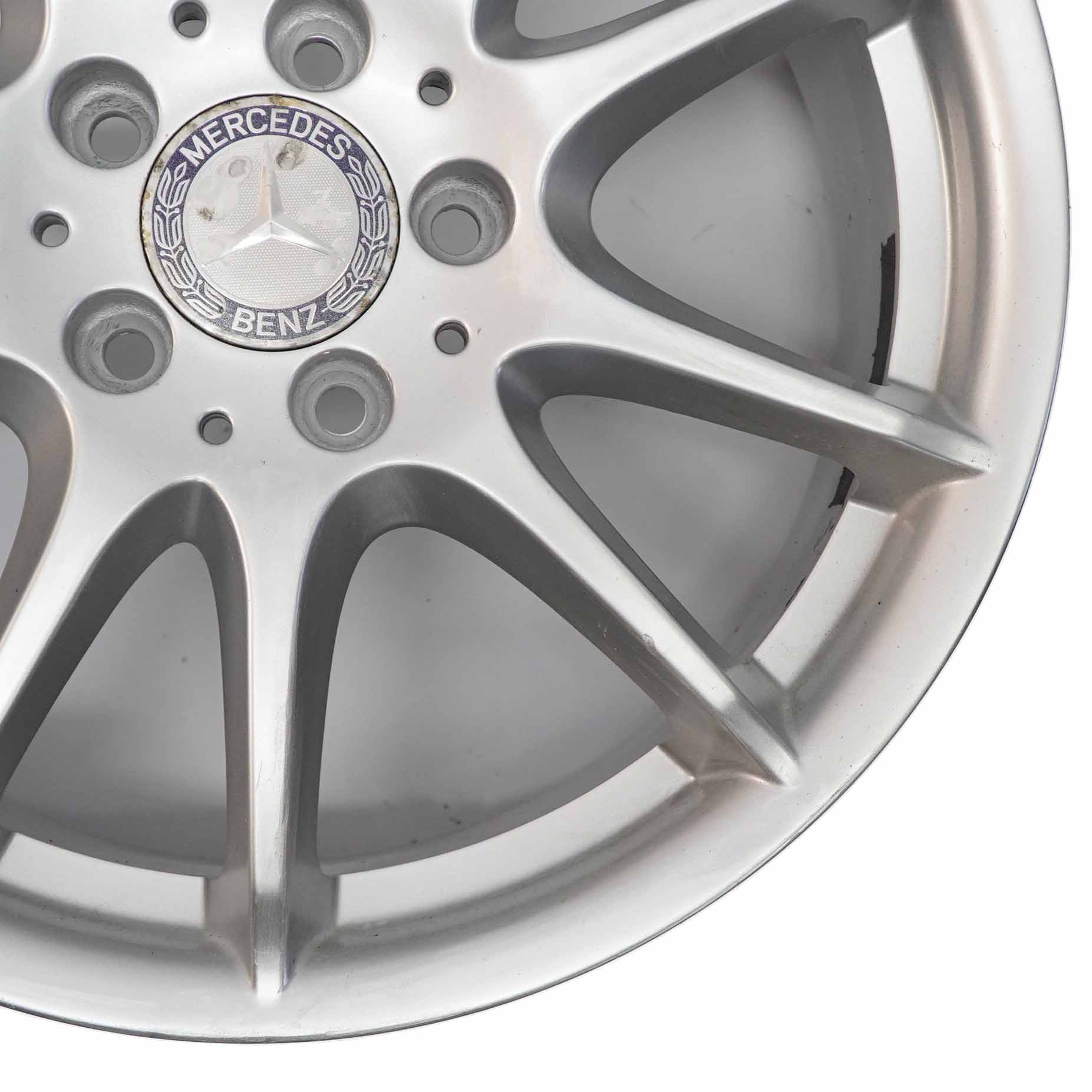 Wheel Rim Mercedes W169 W245 Silver Alloy 17" 7J ET:49 A1694012602