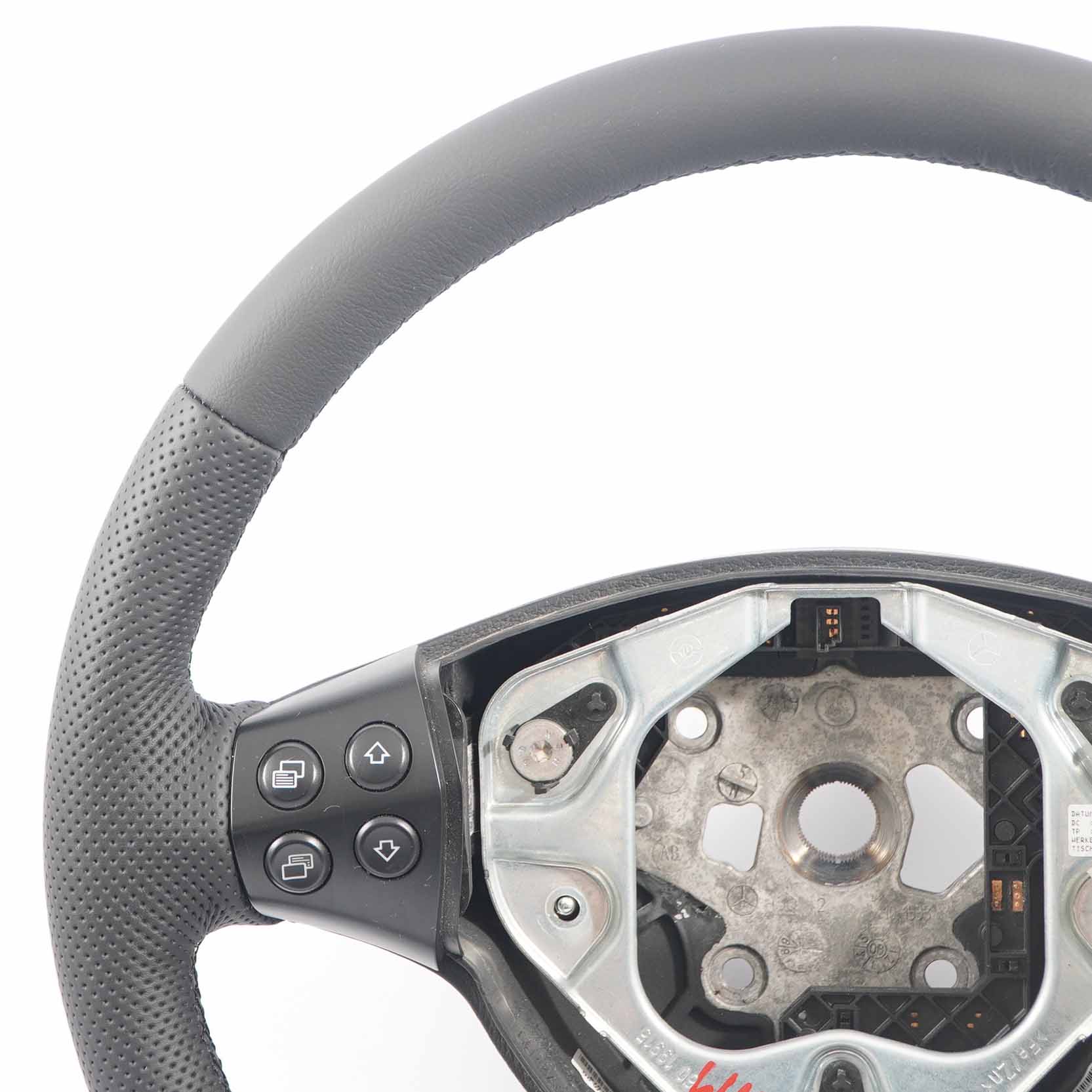 Mercedes-Benz A-Class W169 NEW Leather Steering Wheel with Black Threads