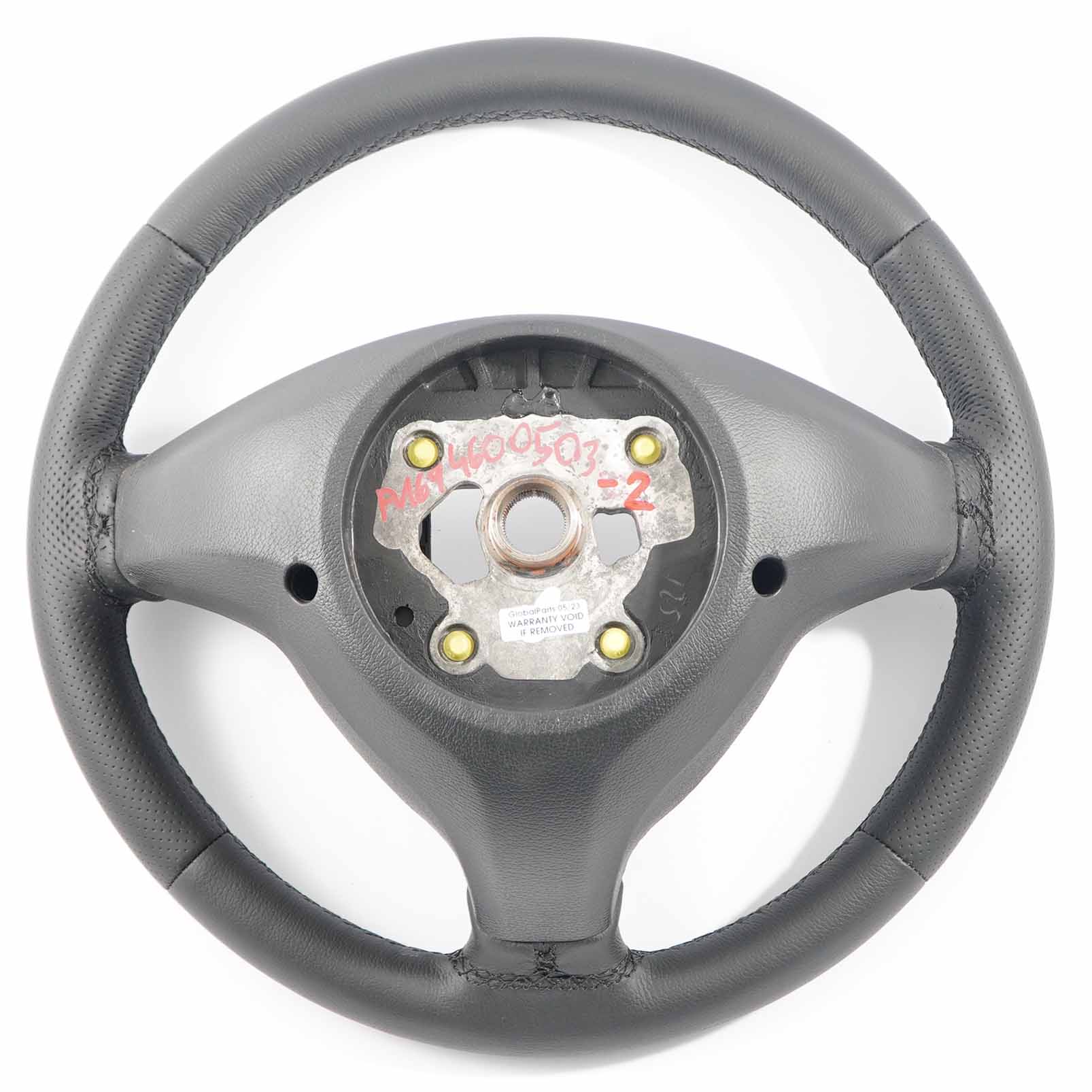 Mercedes W169 NEW Black Leather Steering Wheel with Black Threads