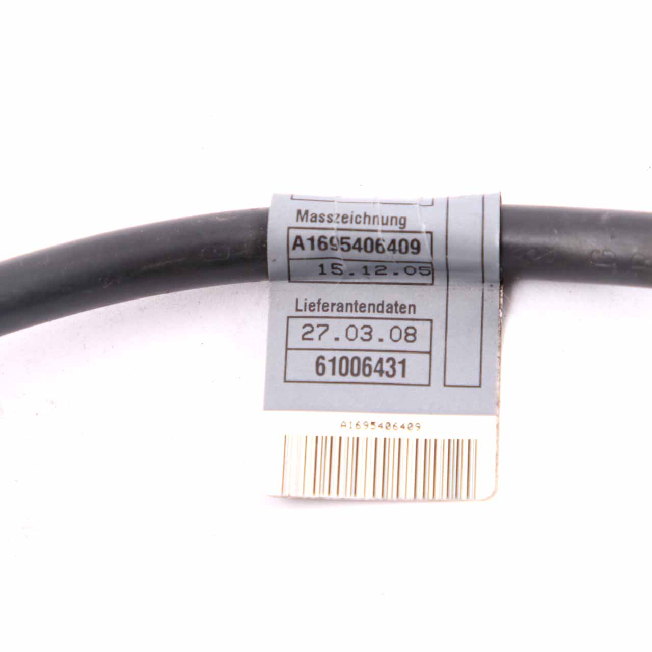 Mercedes W169 W245 Batterie Erde Negativ Kabel Kabelbaum A1695406409