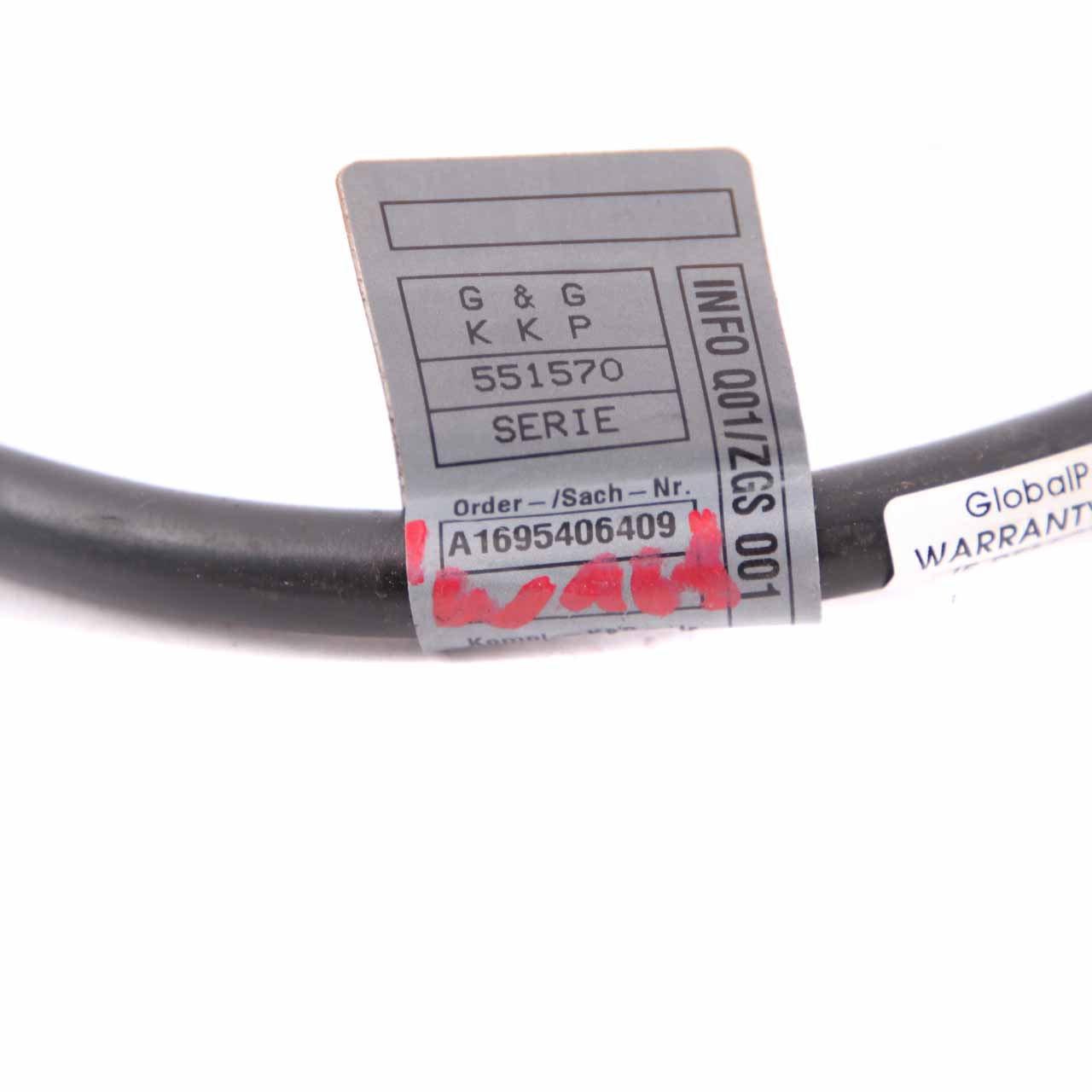 Mercedes W169 W245 Batterie Erde Negativ Kabel Kabelbaum A1695406409