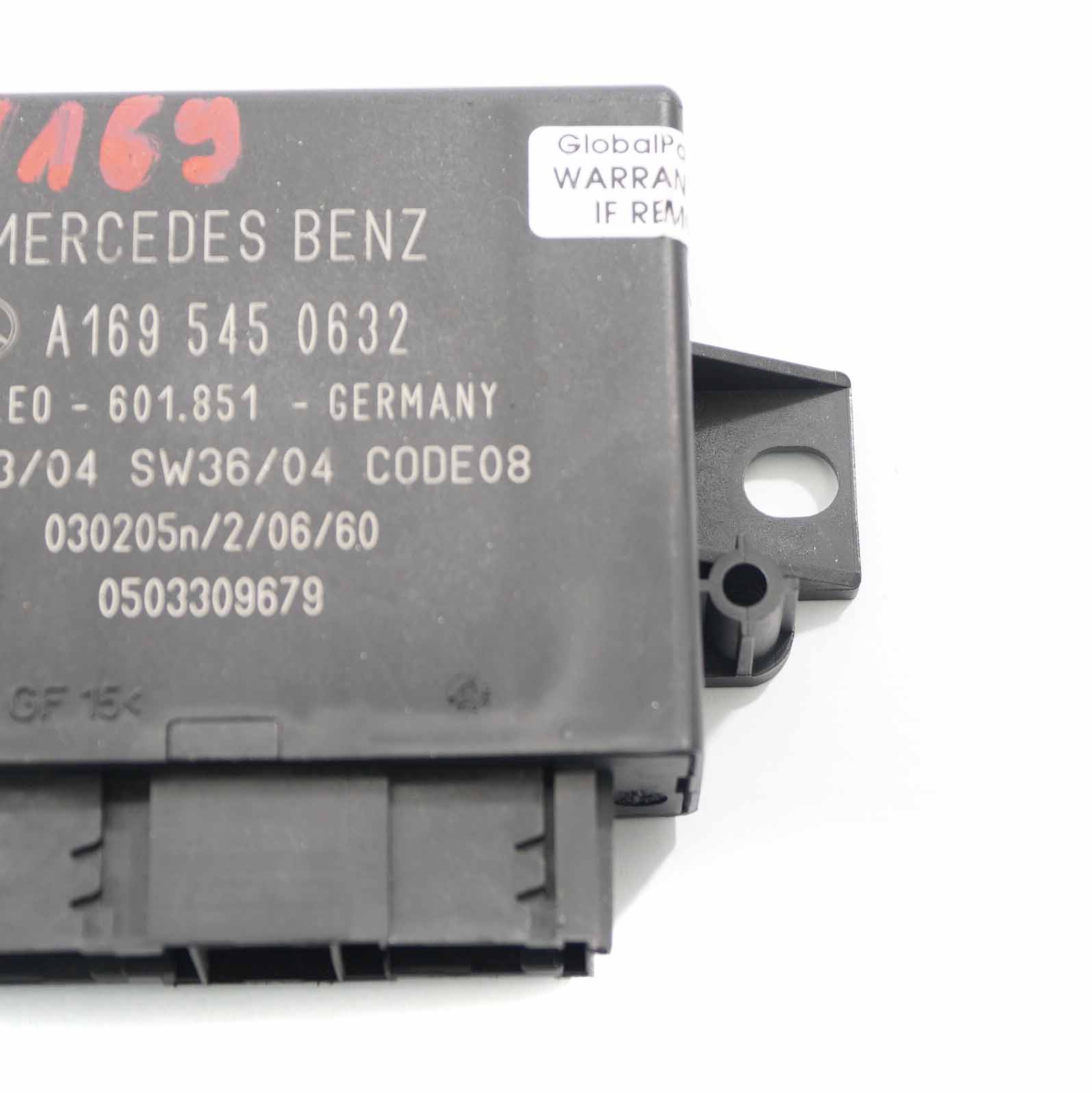 Mercedes W169 PDC Park Distance Control Modul hinten A1695450632