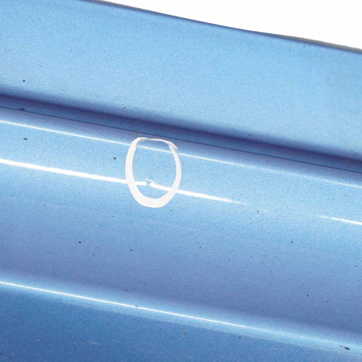 Mercedes W169 Seitenschwellerabdeckung links Mistral Blau Metallic - 955