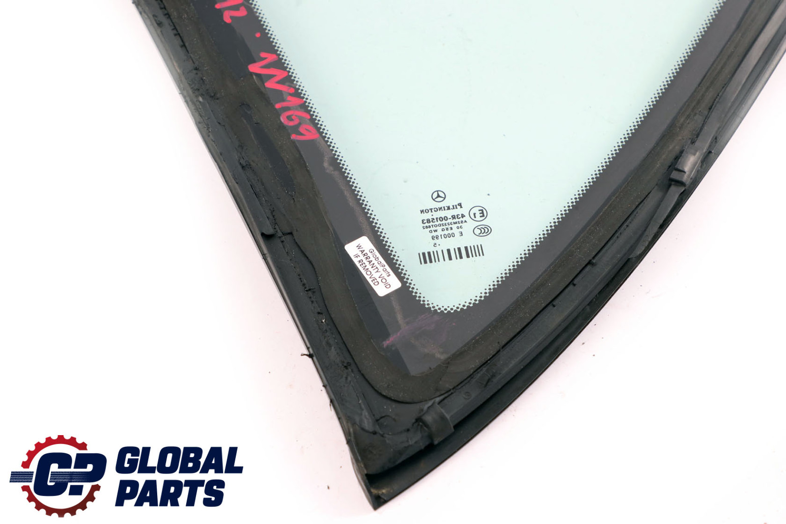 Mercedes-Benz A-Class W169 Rear Right O/S Window Glass AS2 A1696700412