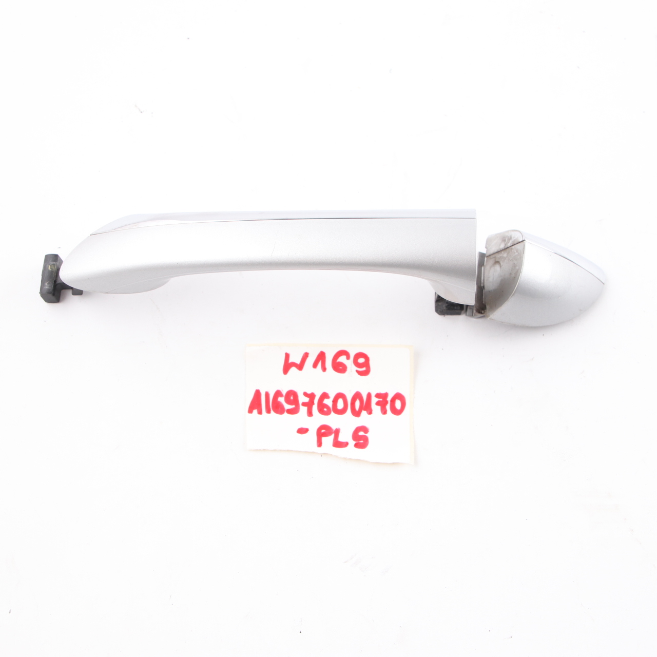 Door Handle Mercedes W169 W245 Rear Left N/S Grab Polar Silver Metallic - 761