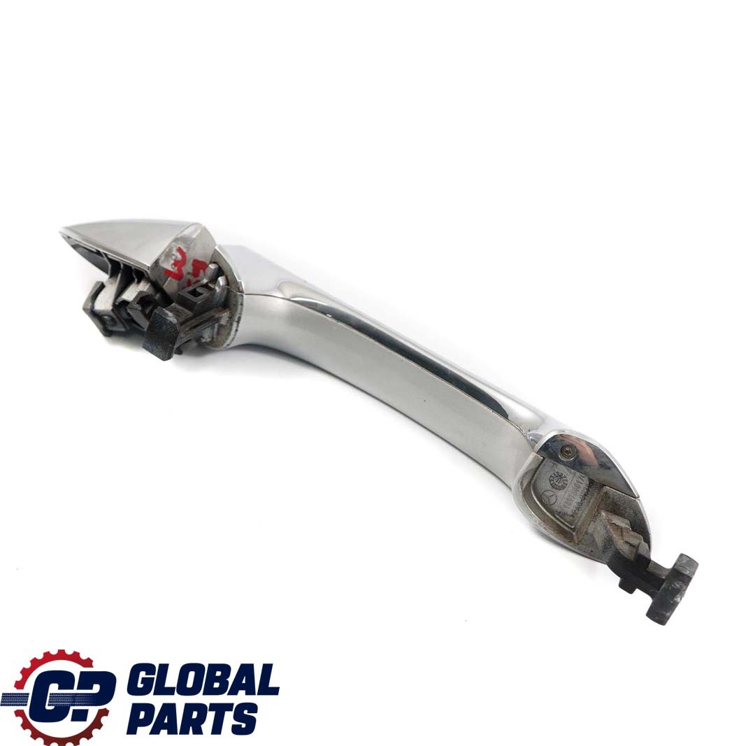 Mercedes-Benz A B W169 W245 Rear Left N/S Door Handle Polar Silver Metallic 761