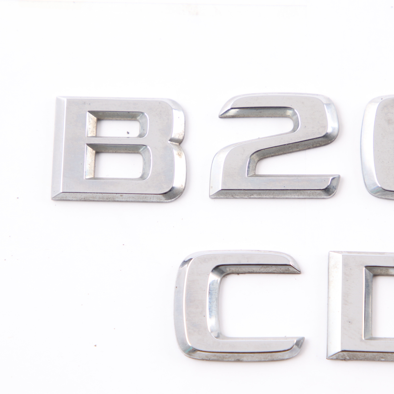 Mercedes W245 Schriftzug Emblem B200 CDI hinten Kofferraum Heckklappe aufgeklebt