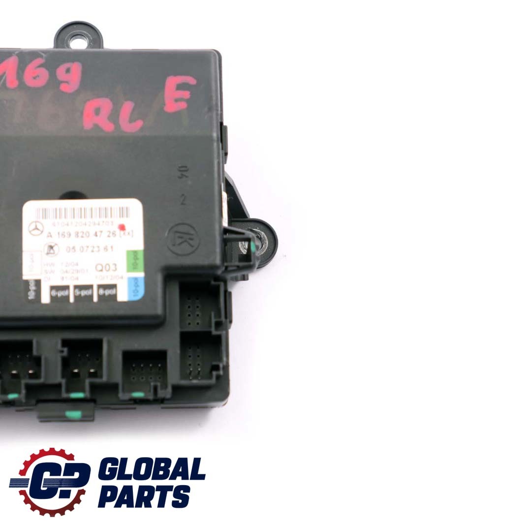 Mercedes-Benz A-Class W169 Rear Left Door N/S Control Unit Module A1698204726