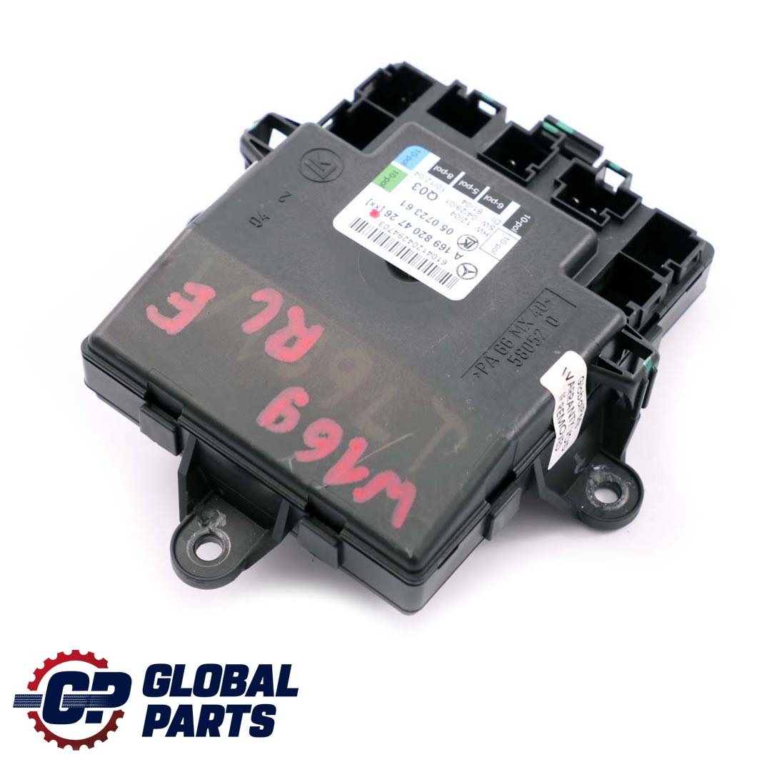 Mercedes-Benz A-Class W169 Rear Left Door N/S Control Unit Module A1698204726