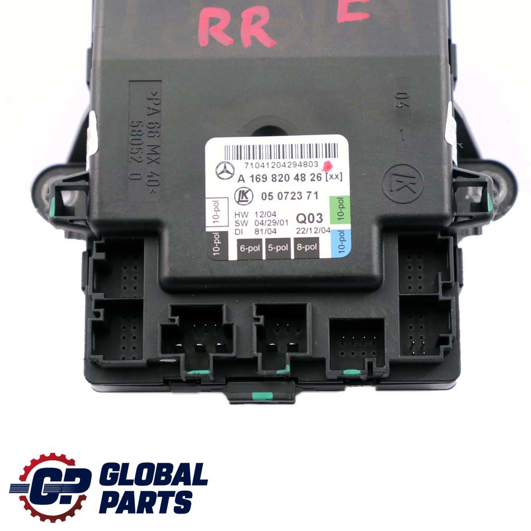 Mercedes-Benz A-Class W169 Rear Right Door O/S Control Unit Module A1698204826