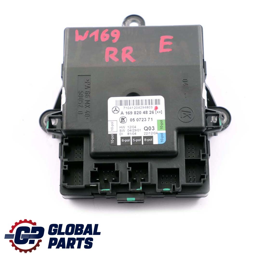 Mercedes-Benz A-Class W169 Rear Right Door O/S Control Unit Module A1698204826