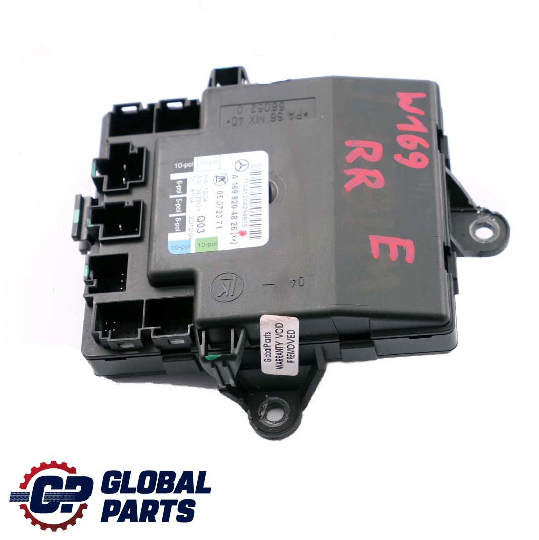 Mercedes-Benz A-Class W169 Rear Right Door O/S Control Unit Module A1698204826