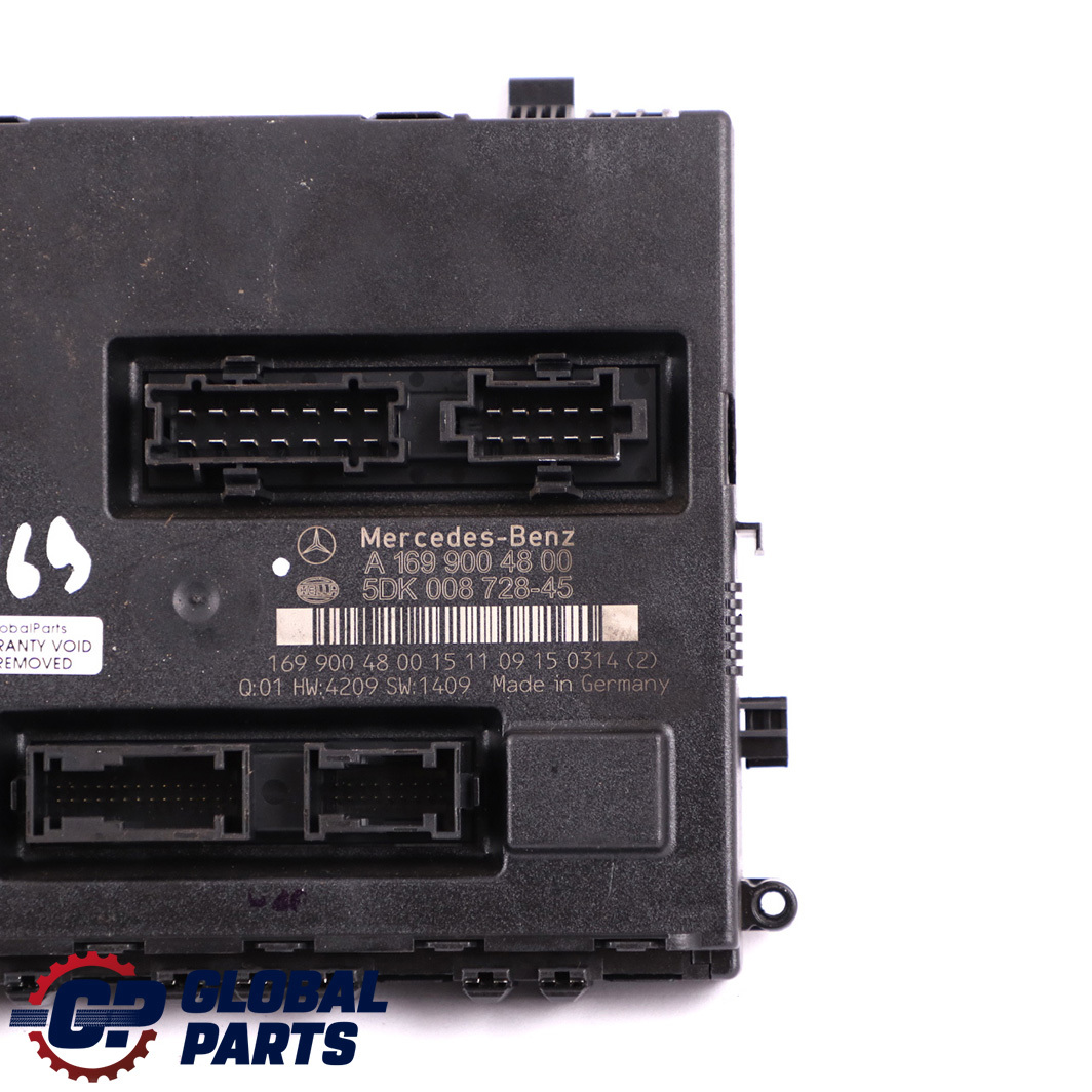 Mercedes-Benz A B Class W169 W245 SAM Control Module Fuse Box A1699004800