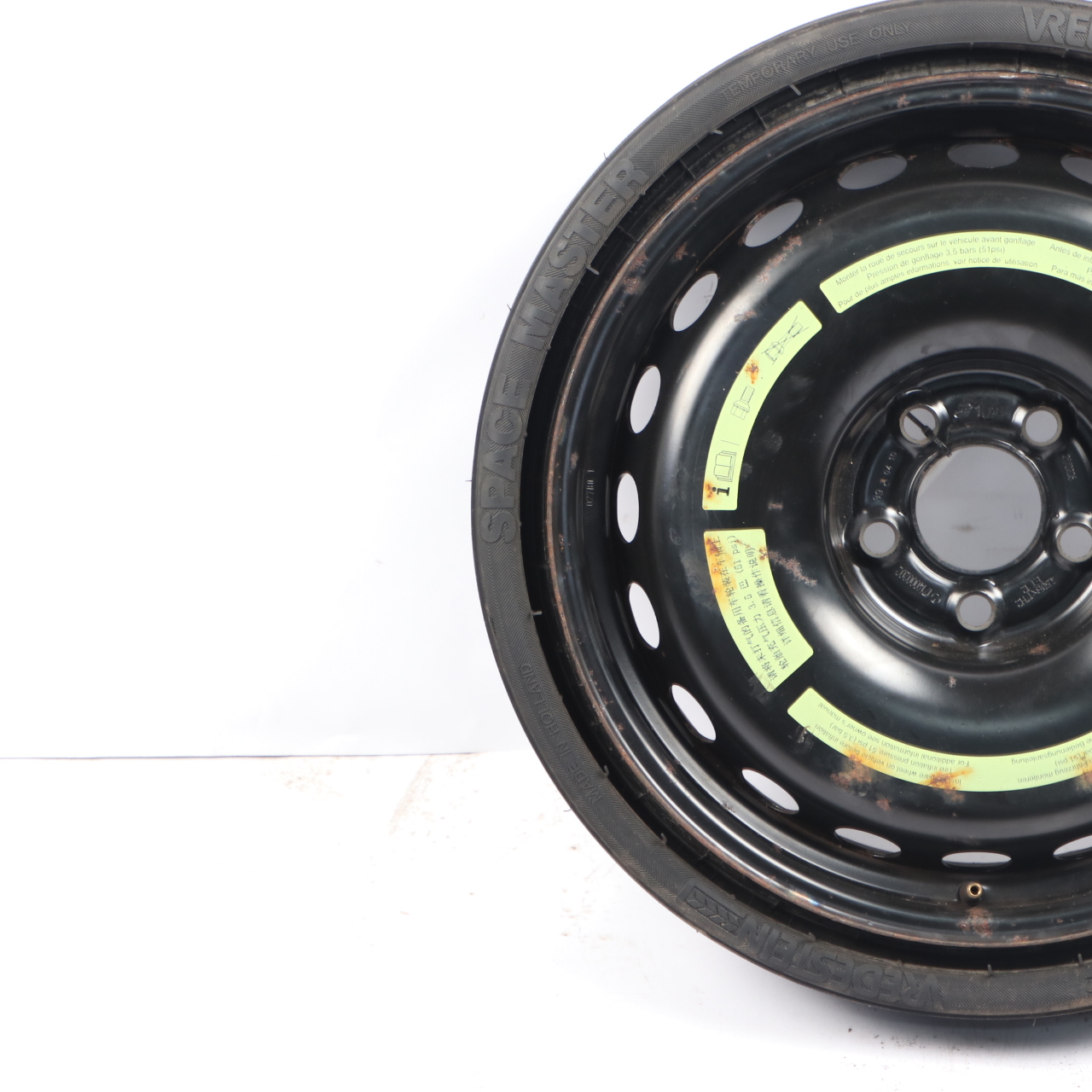 Mercedes SLK R171 Spare Wheel Steel R17 4,5J ET:12 Tyre 145/70 A1714000202