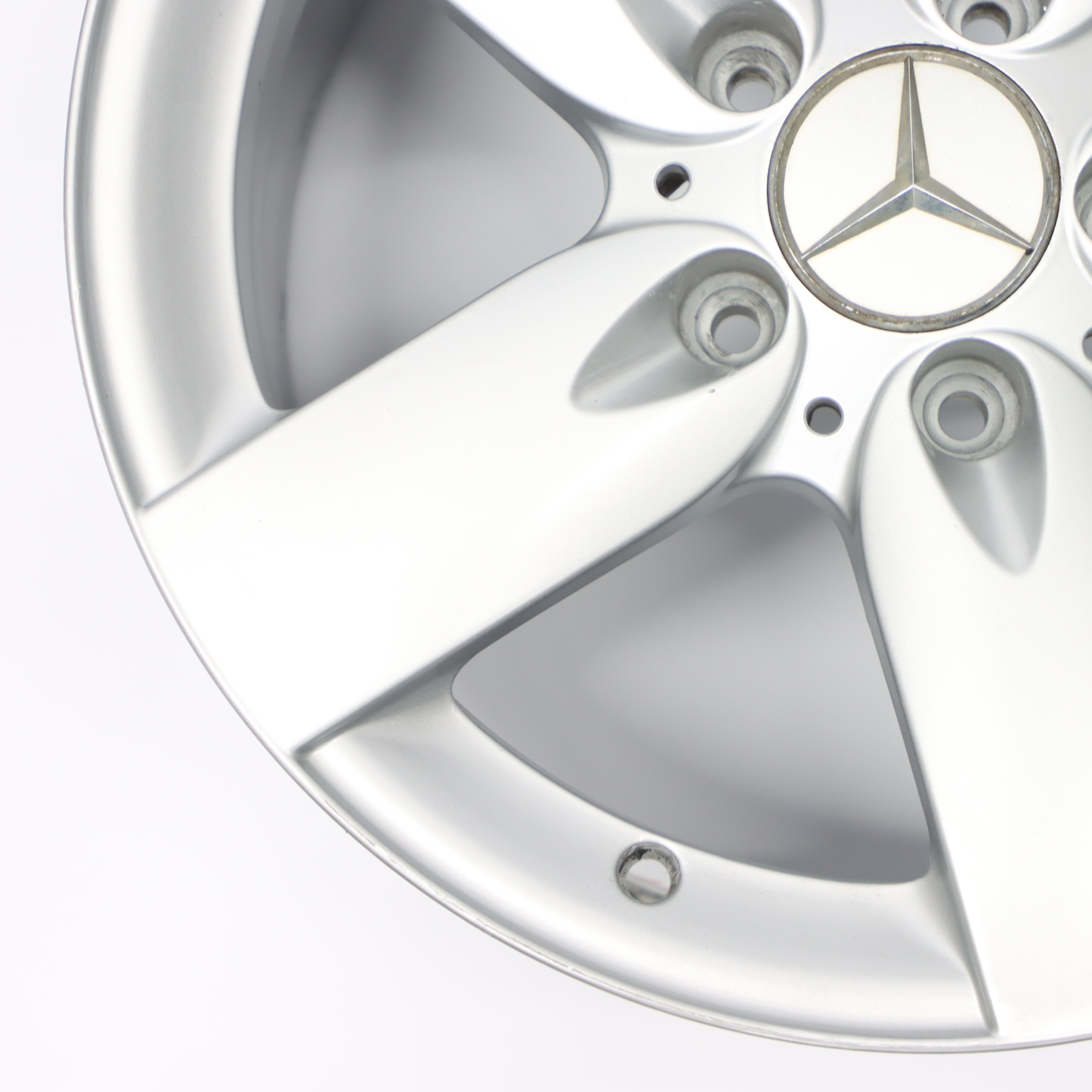 Mercedes SLK R171 Silberne Hinter rad felge 16" 5 Speichen 8J ET:30 A1714010202