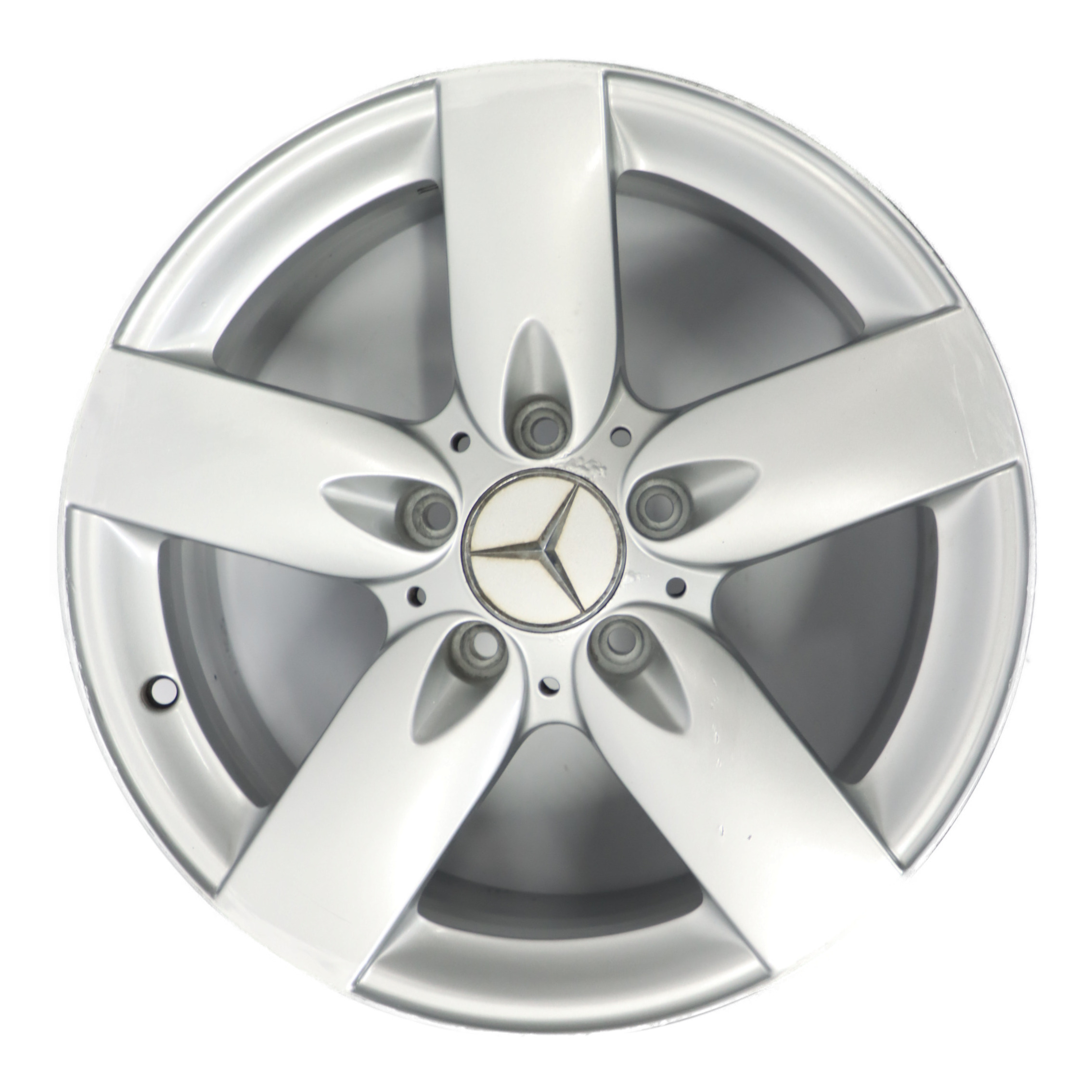 Mercedes SLK R171 Silberne Hinter rad felge 16" 5 Speichen 8J ET:30 A1714010202