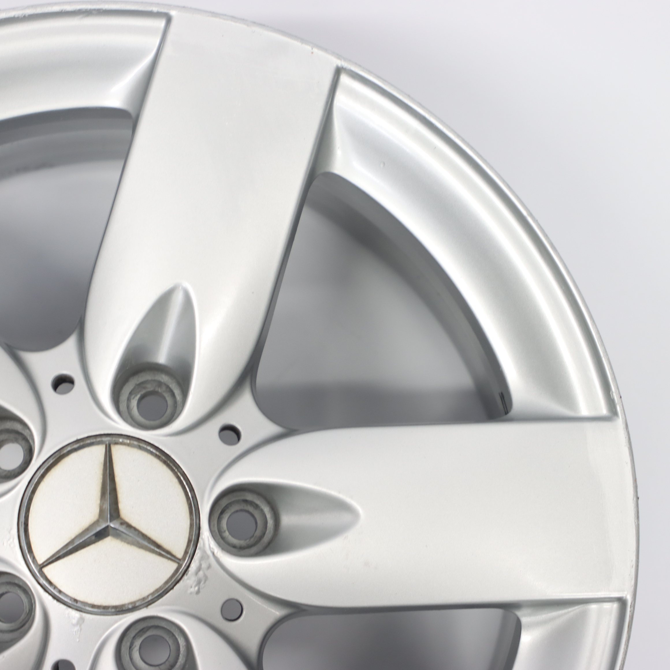 Mercedes SLK R171 Silberne Hinter rad felge 16" 5 Speichen 8J ET:30 A1714010202