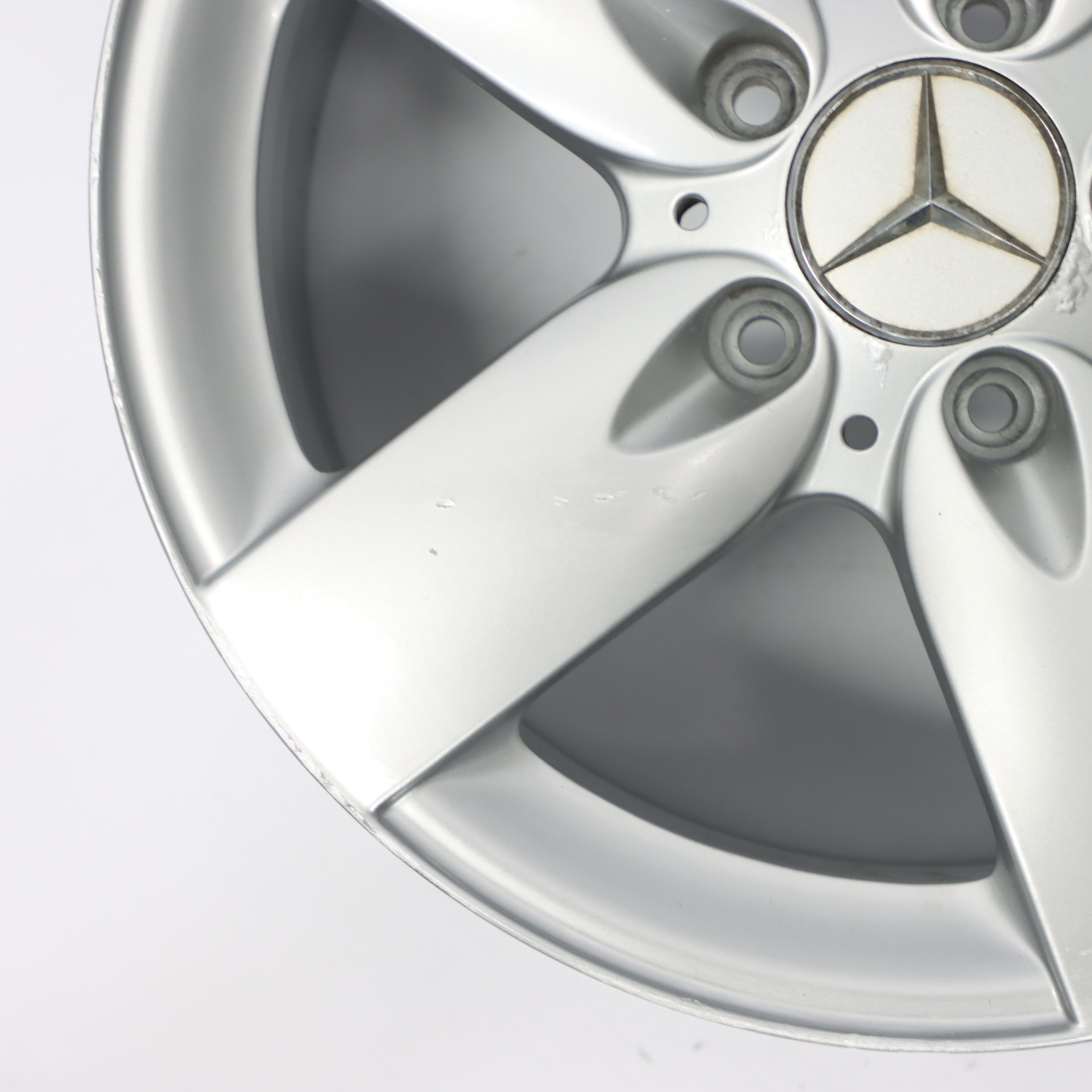 Mercedes SLK R171 Silberne Hinter rad felge 16" 5 Speichen 8J ET:30 A1714010202