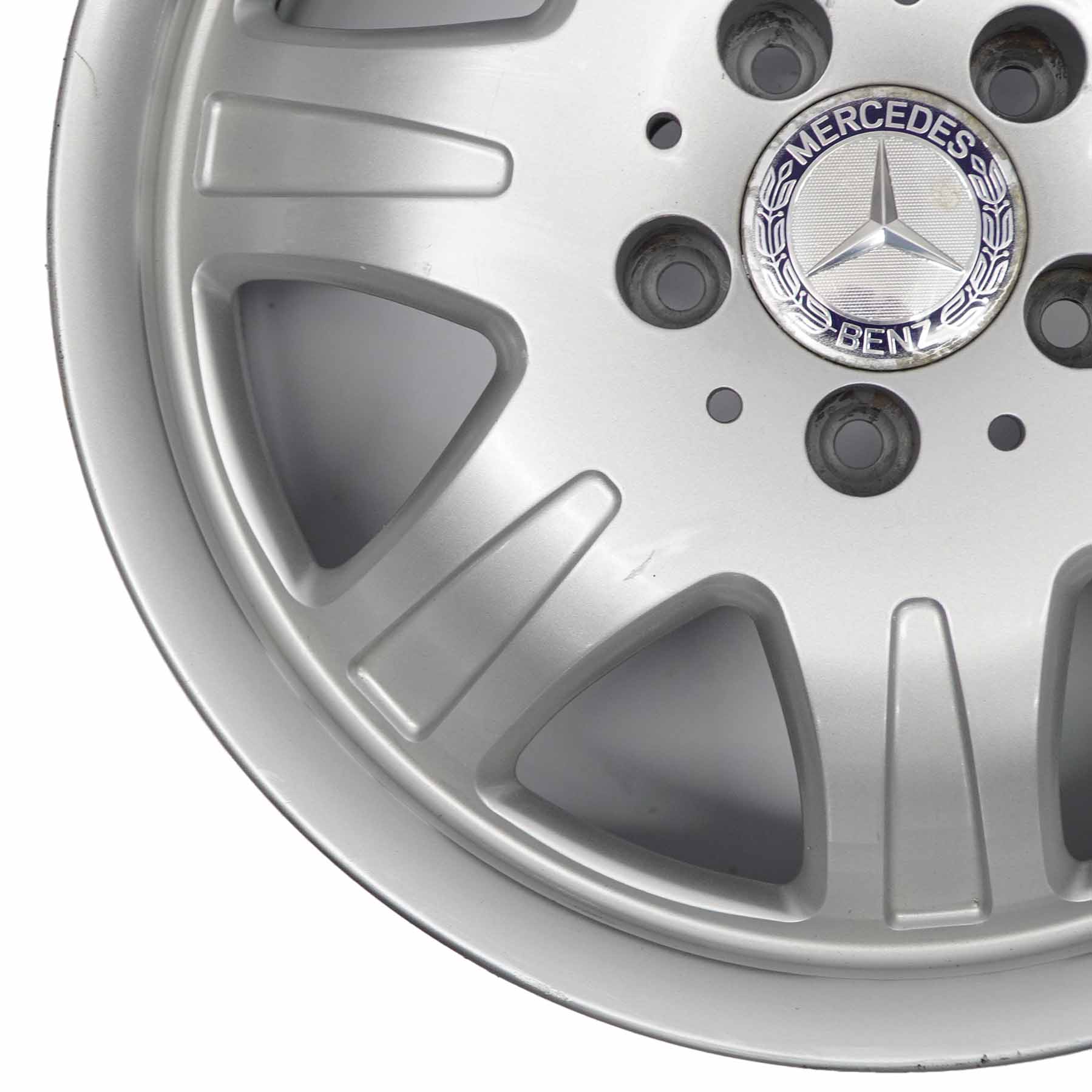 Mercedes R171 Silberne Leichtmetallfelge 16" 7J ET:34 7-Loch A1714010902