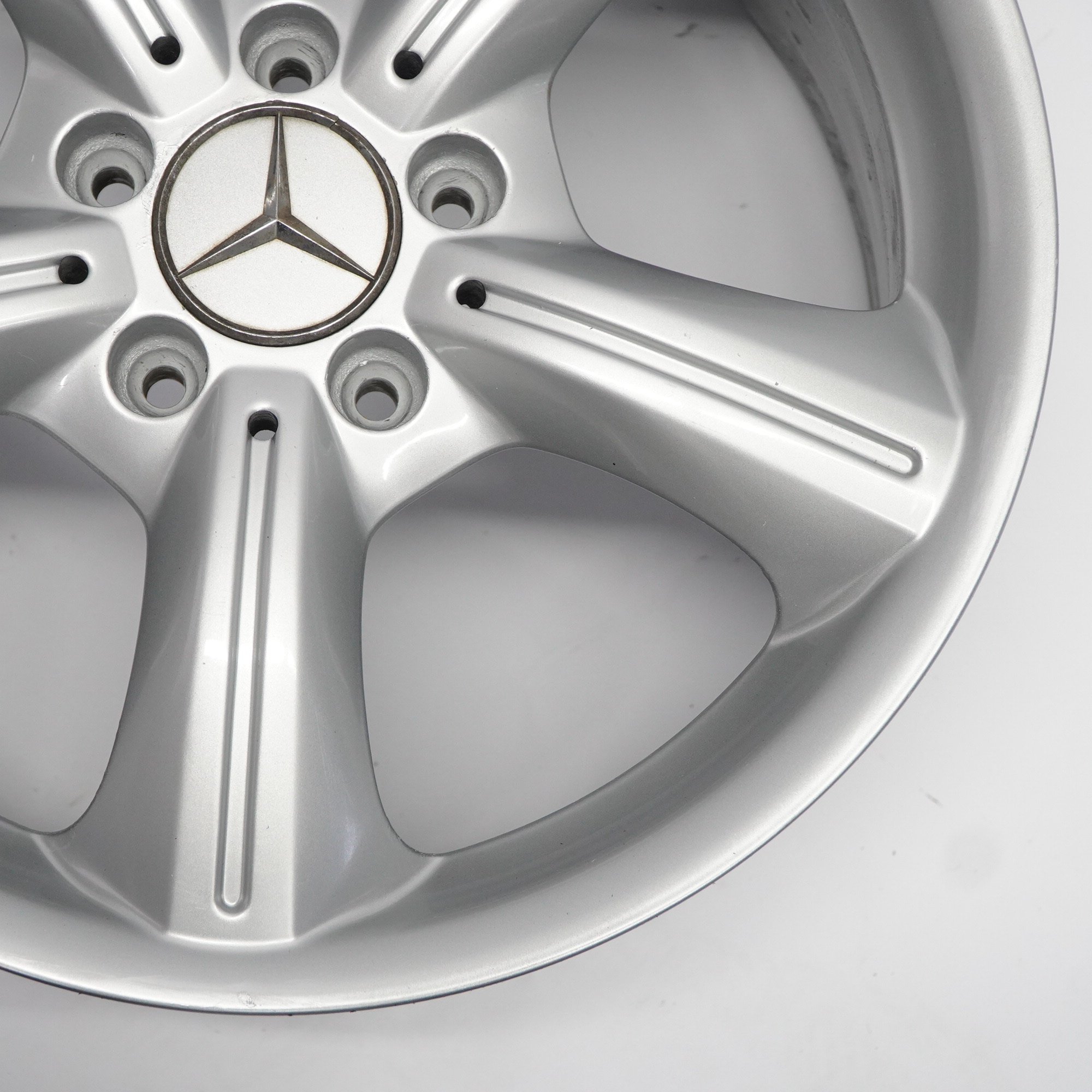 Mercedes SLK R171 Silver Alloy Wheel Rim 17" 7,5J ET:36 5-Spoke A1714011202