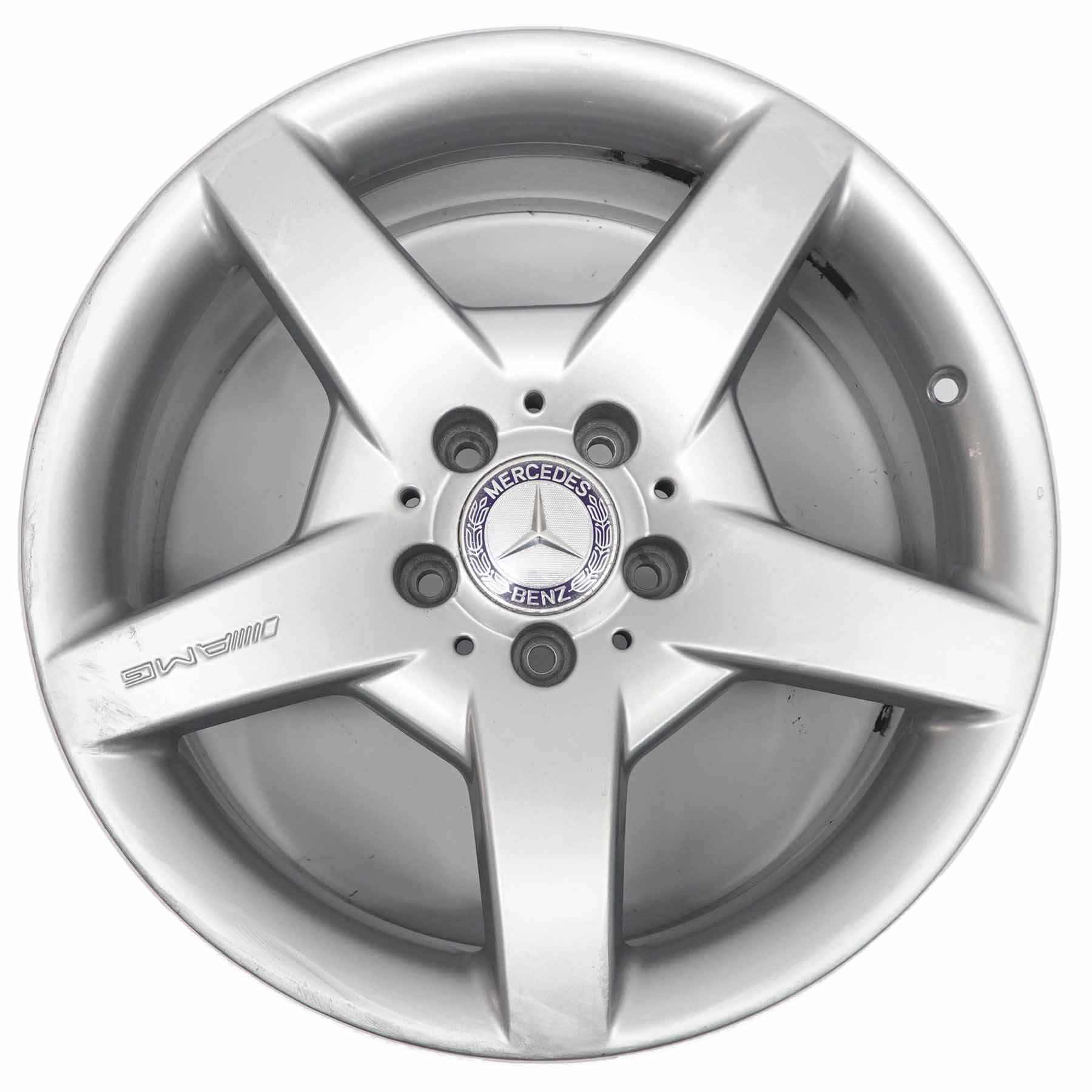 Mercedes R171 AMG Jante en alliage argenté 17" 8,5J ET:30 5-Hole A1714011502