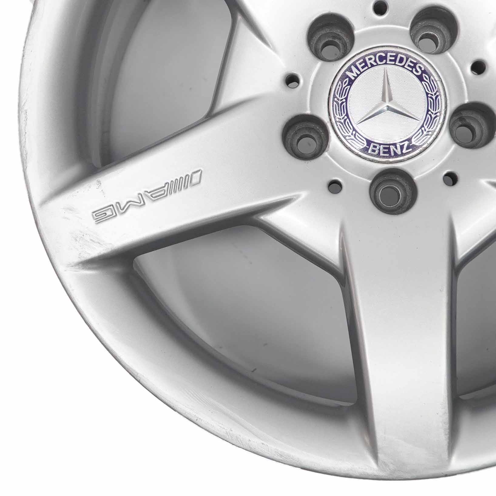 Mercedes R171 AMG Jante en alliage argenté 17" 8,5J ET:30 5-Hole A1714011502