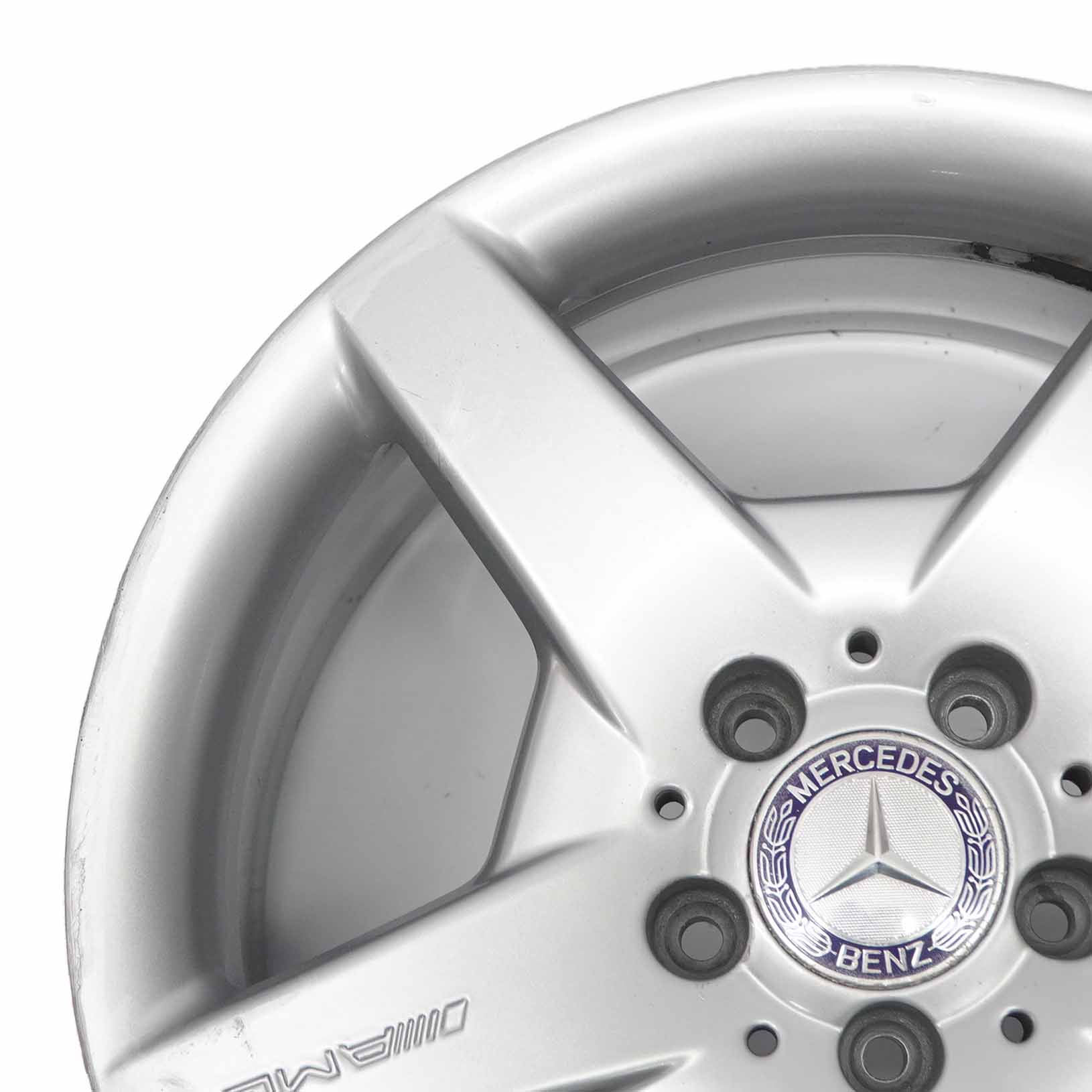 Mercedes R171 AMG Jante en alliage argenté 17" 8,5J ET:30 5-Hole A1714011502