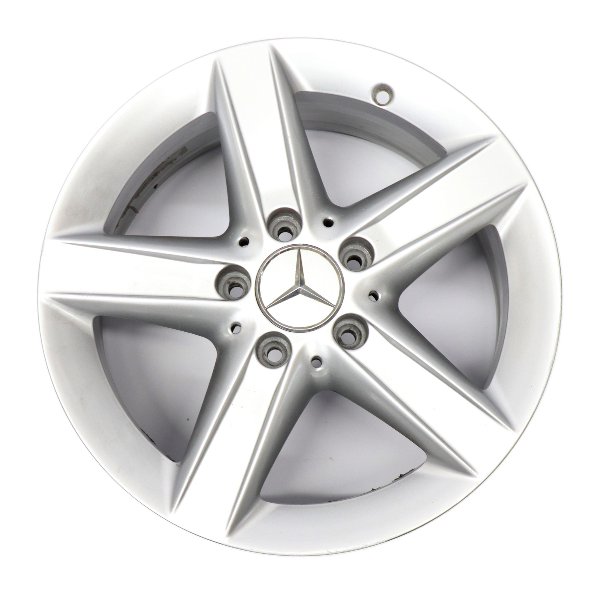 Mercedes SLK R171 Silberne Leicht metall felge 16" 5 Speichen 7J A1714013302