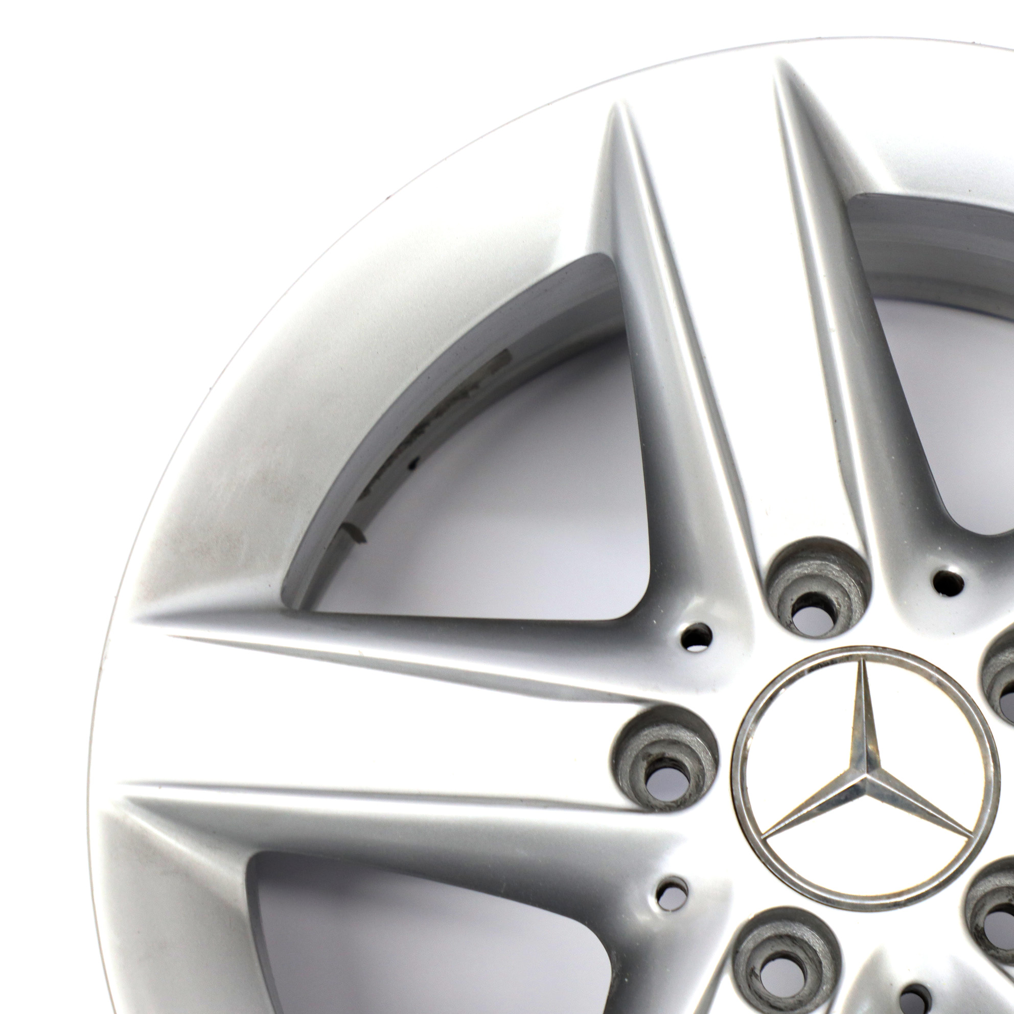 Mercedes SLK R171 Silberne Leicht metall felge 16" 5 Speichen 7J A1714013302