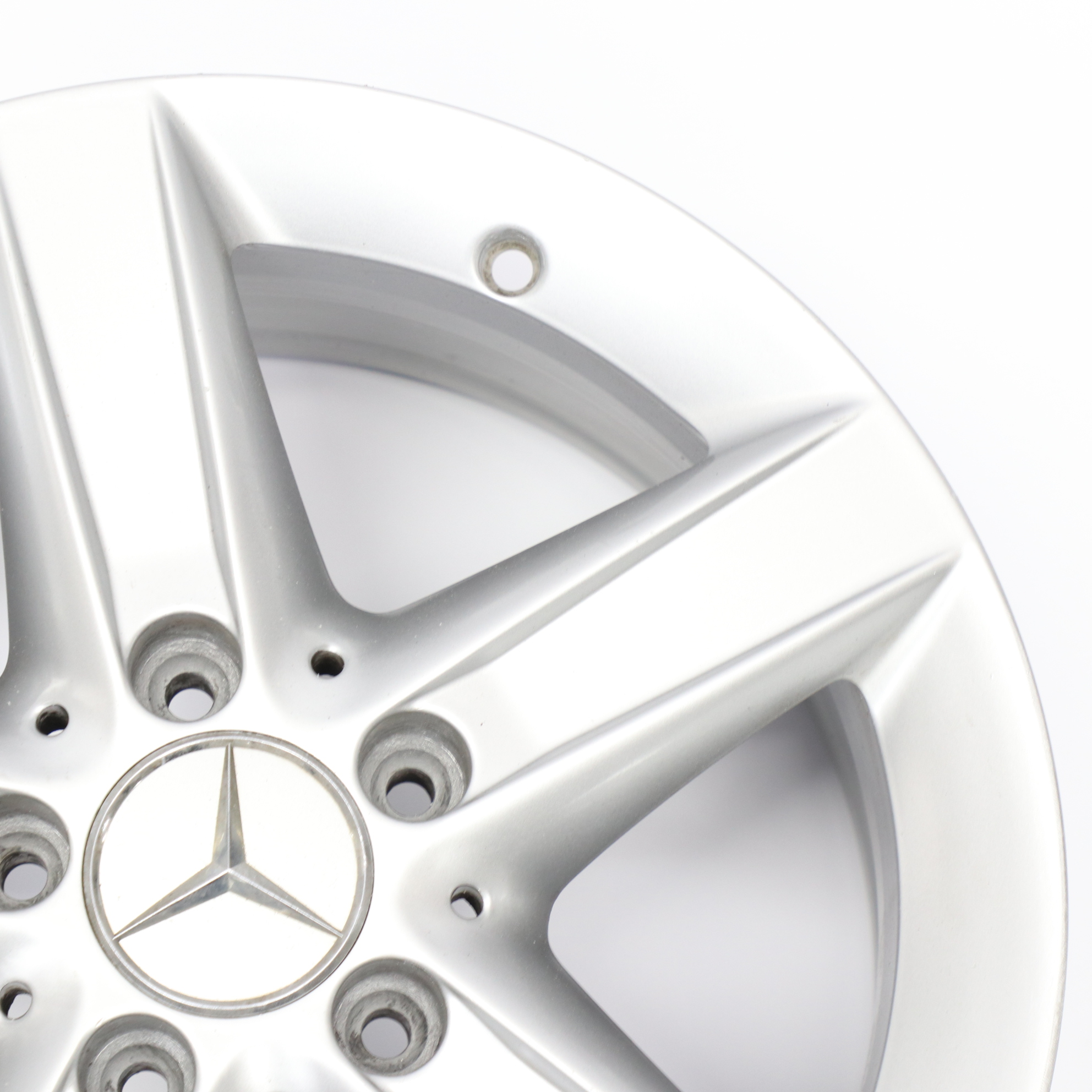 Mercedes SLK R171 Silberne Leicht metall felge 16" 5 Speichen 7J A1714013302